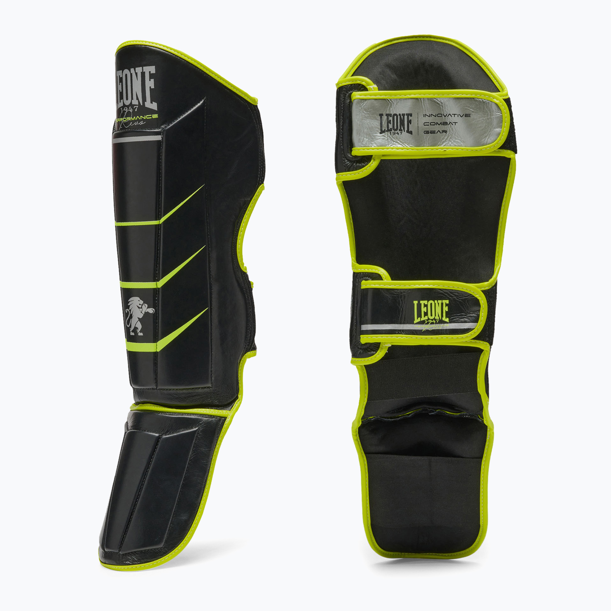 LEONE sípcsont protektorok 1947 Revo Fluo fekete. Méret: S-M