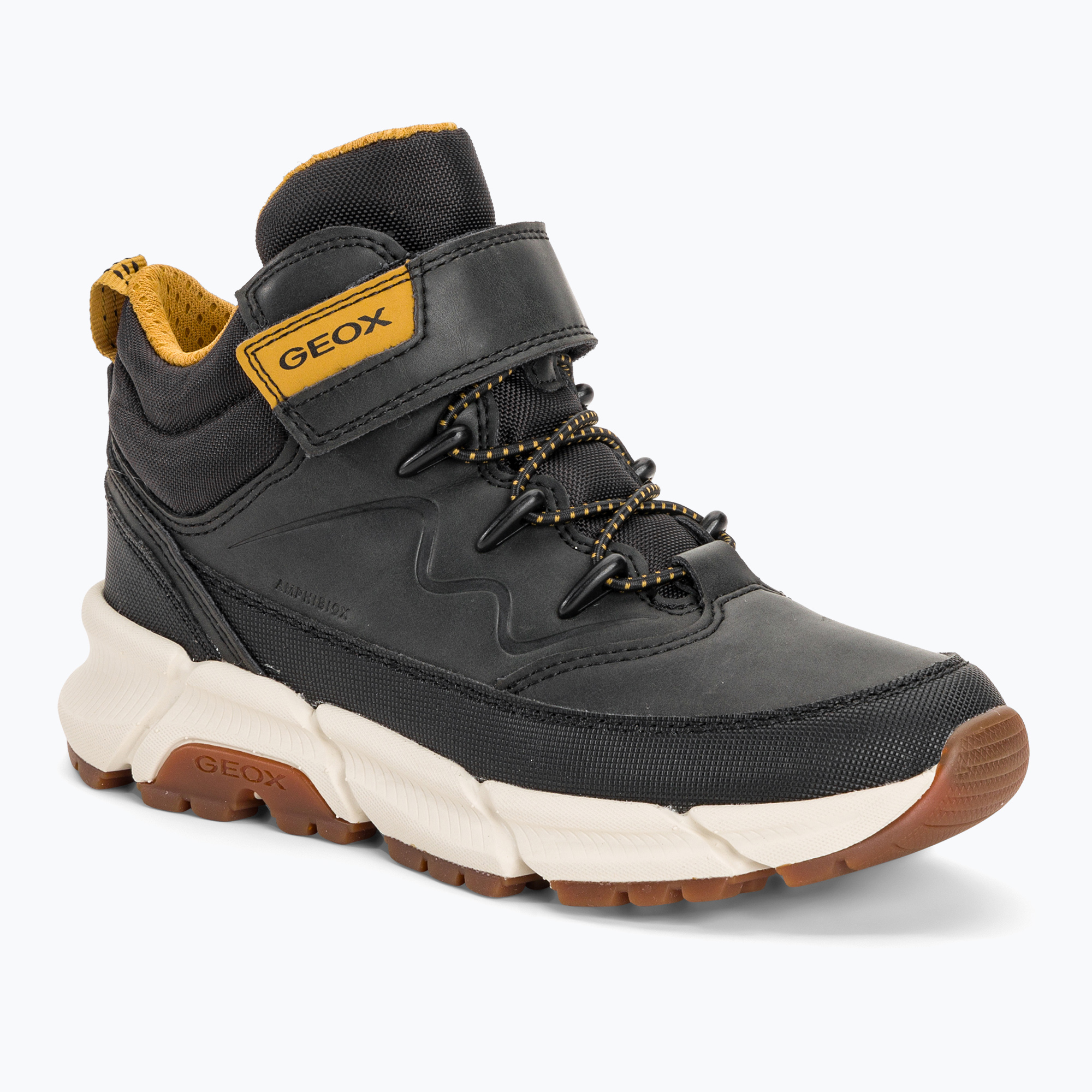 41%-kal olcsóbban.  Junior cipő Geox Flexyper Plus black/dark yellow. Méret: 31 EU