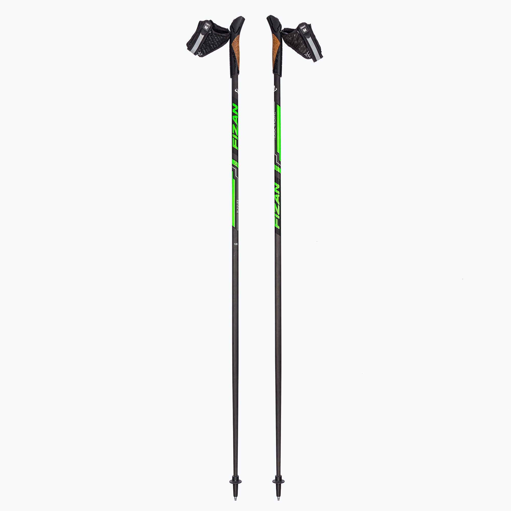 15%-kal olcsóbban.  FIZAN Runner Nordic walking botok zöld S21CA05. Méret: 125 cm