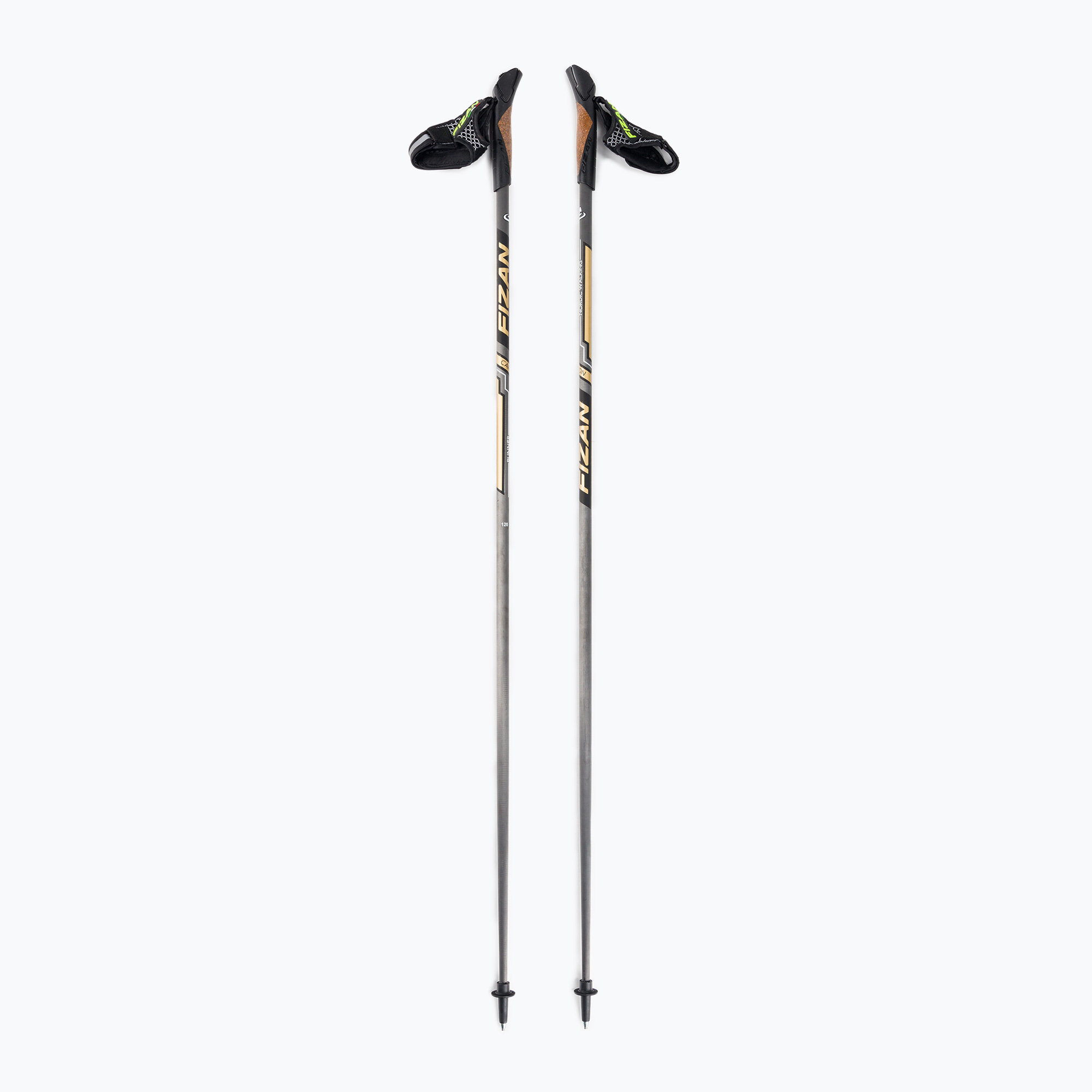 15%-kal olcsóbban.  FIZAN Runner Nordic walking botok fekete-arany S22 CA04. Méret: 135 cm