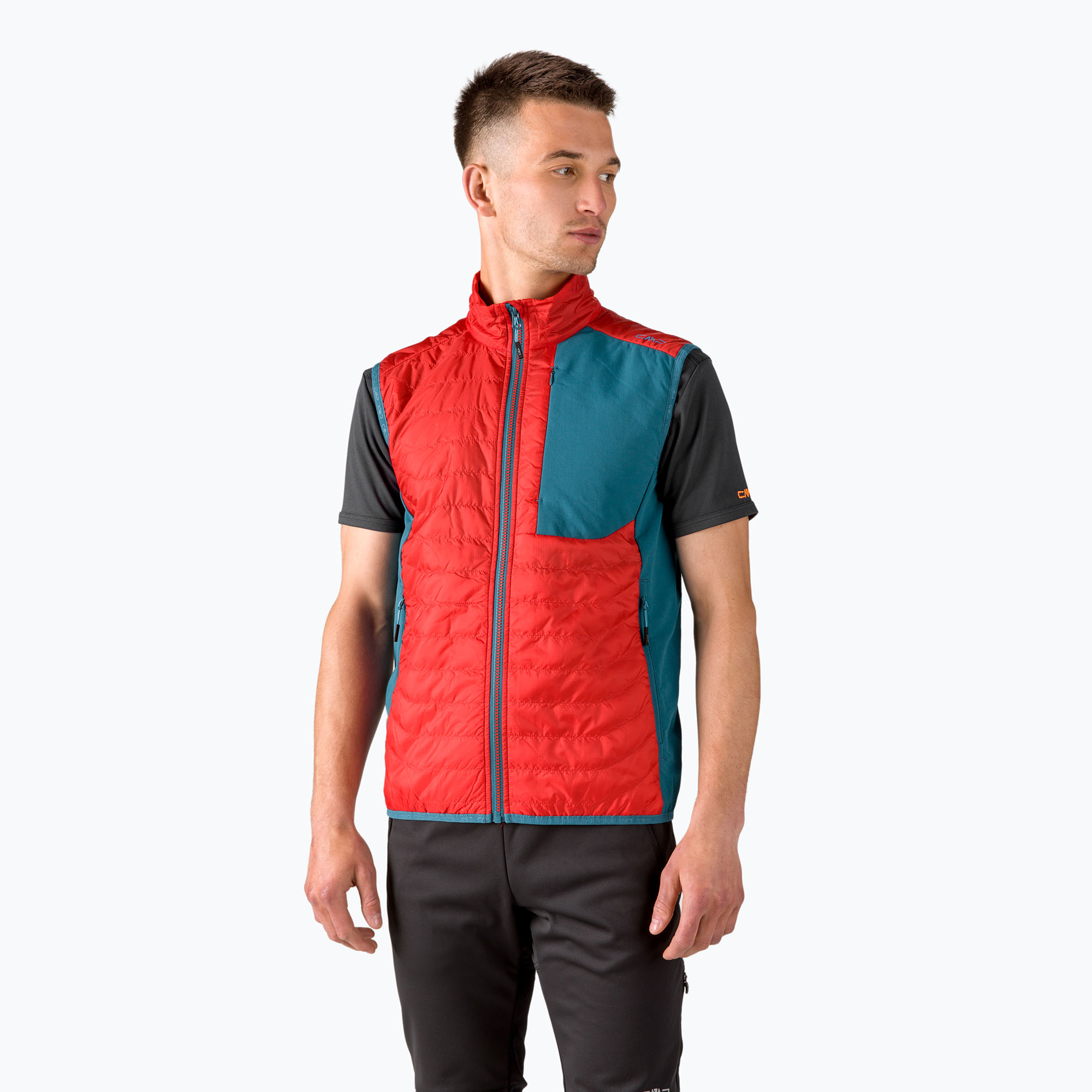 38%-kal olcsóbban.  Férfi CMP Hybrid utazási mellény piros 32Z6497/C812. Méret: 54