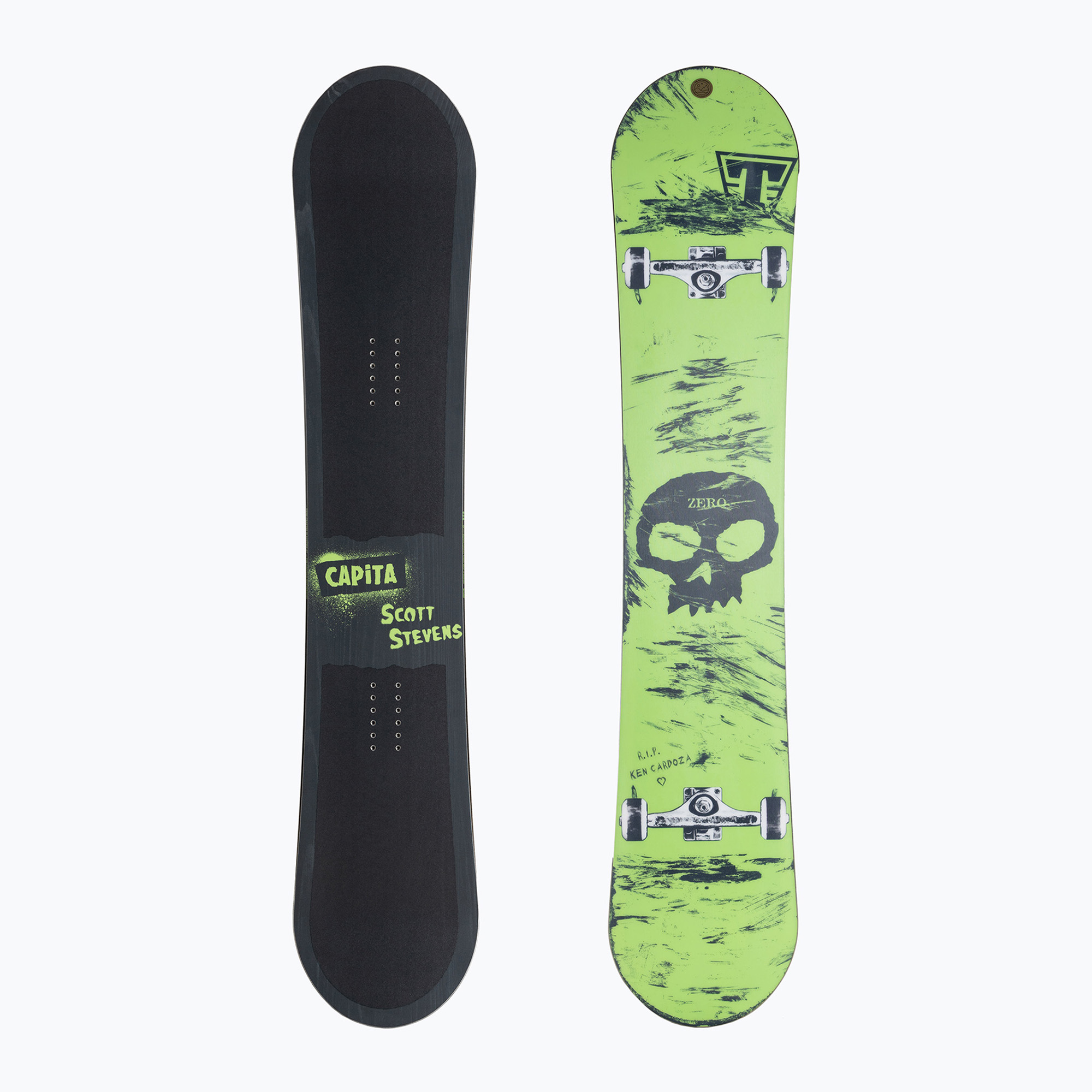 32%-kal olcsóbban.  CAPiTA 10Y Scott Stevens Pro snowboard (Jamie Thomas X Zero Collab) zöld 1221115. Méret: 153 cm