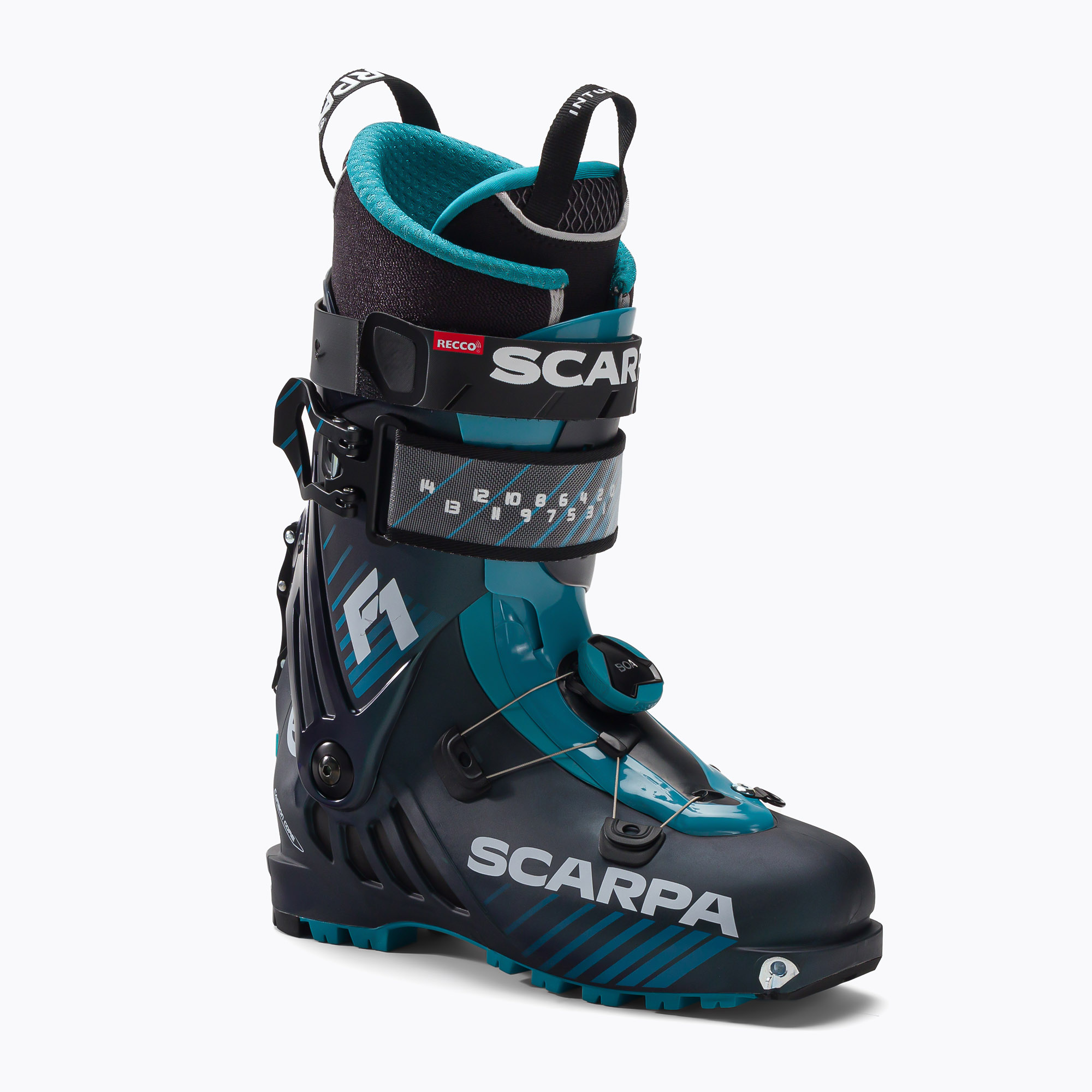 16%-kal olcsóbban.  Férfi sícipő SCARPA F1 kék 12173-501/1. Méret: 30.0 cm