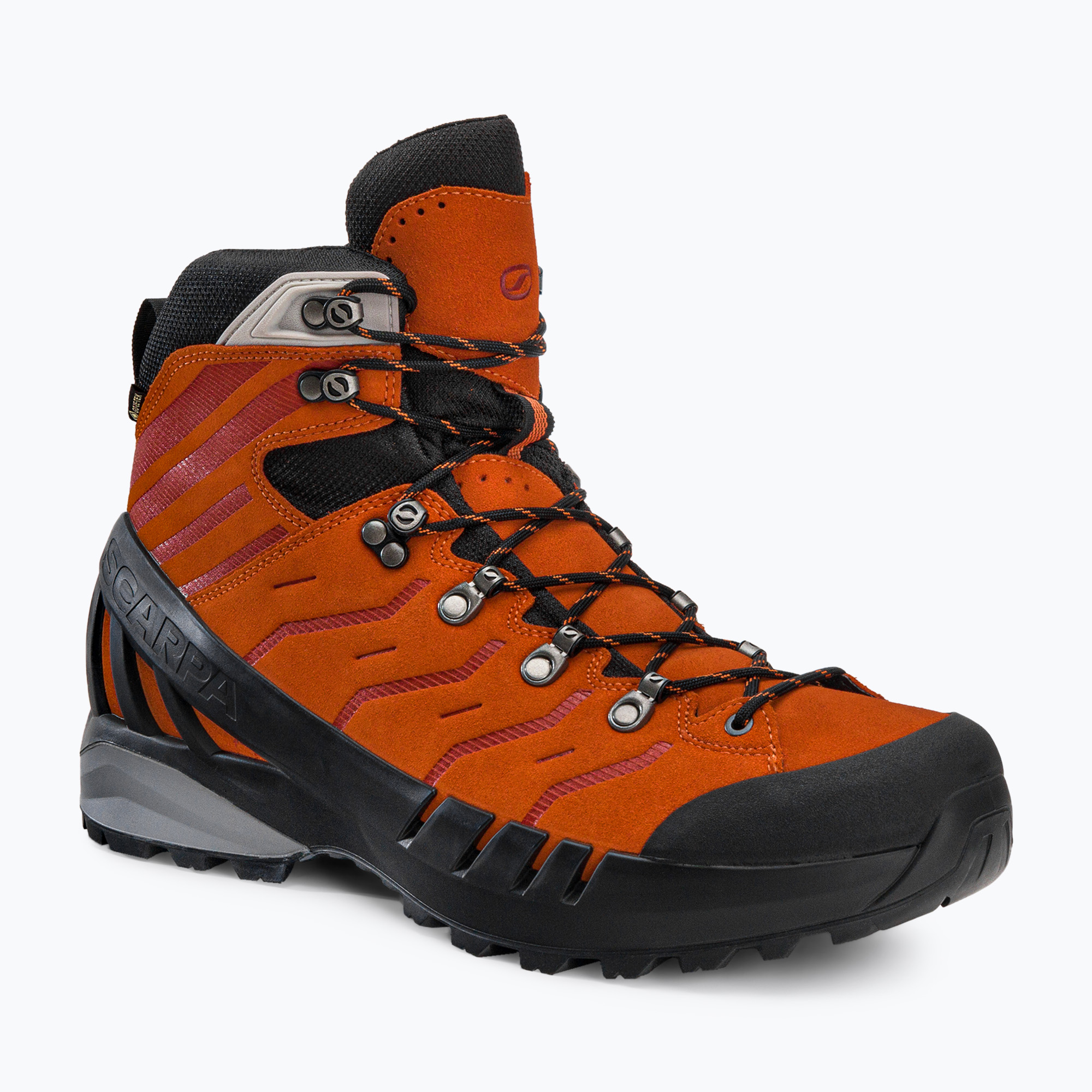 15%-kal olcsóbban.  Férfi túrabakancs SCARPA Cyclone S GTX narancssárga 30031. Méret: 43.5 EU