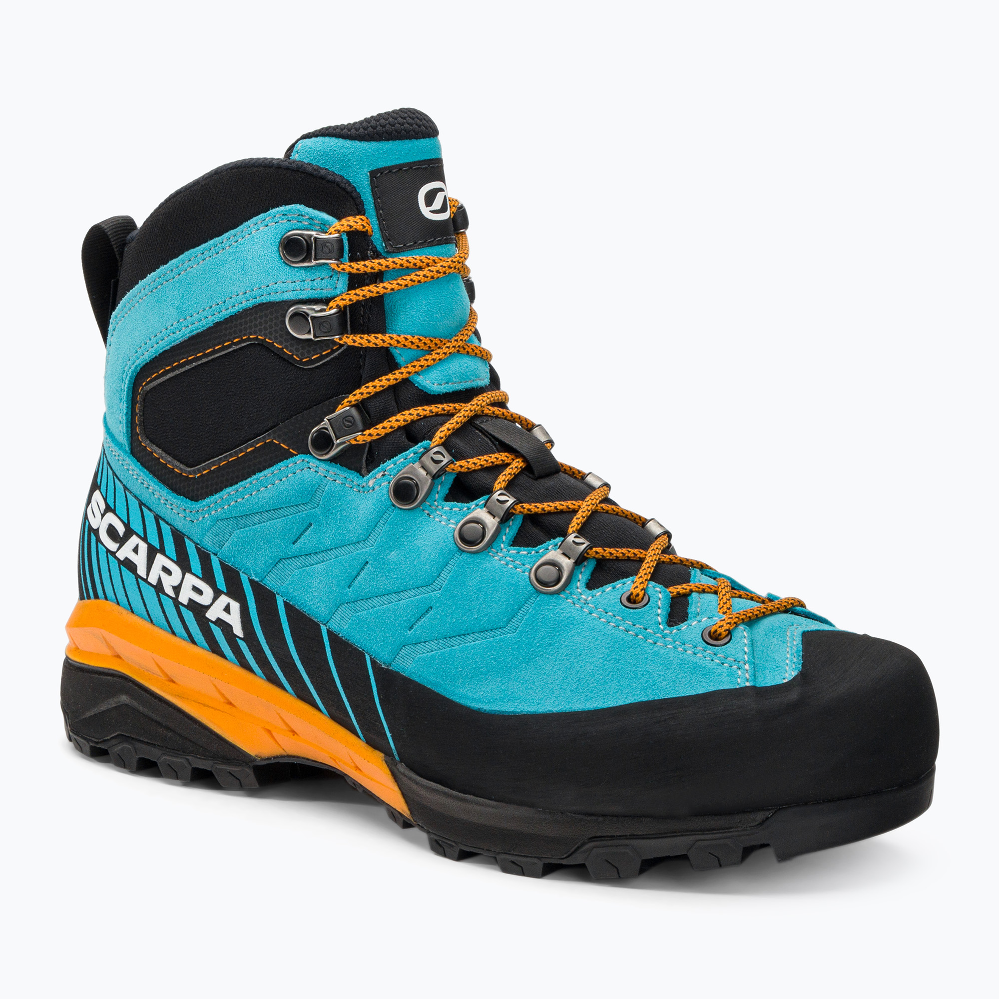 30%-kal olcsóbban.  Férfi túrabakancs SCARPA Mescalito TRK GTX türkiz-fekete 61050. Méret: 43 EU