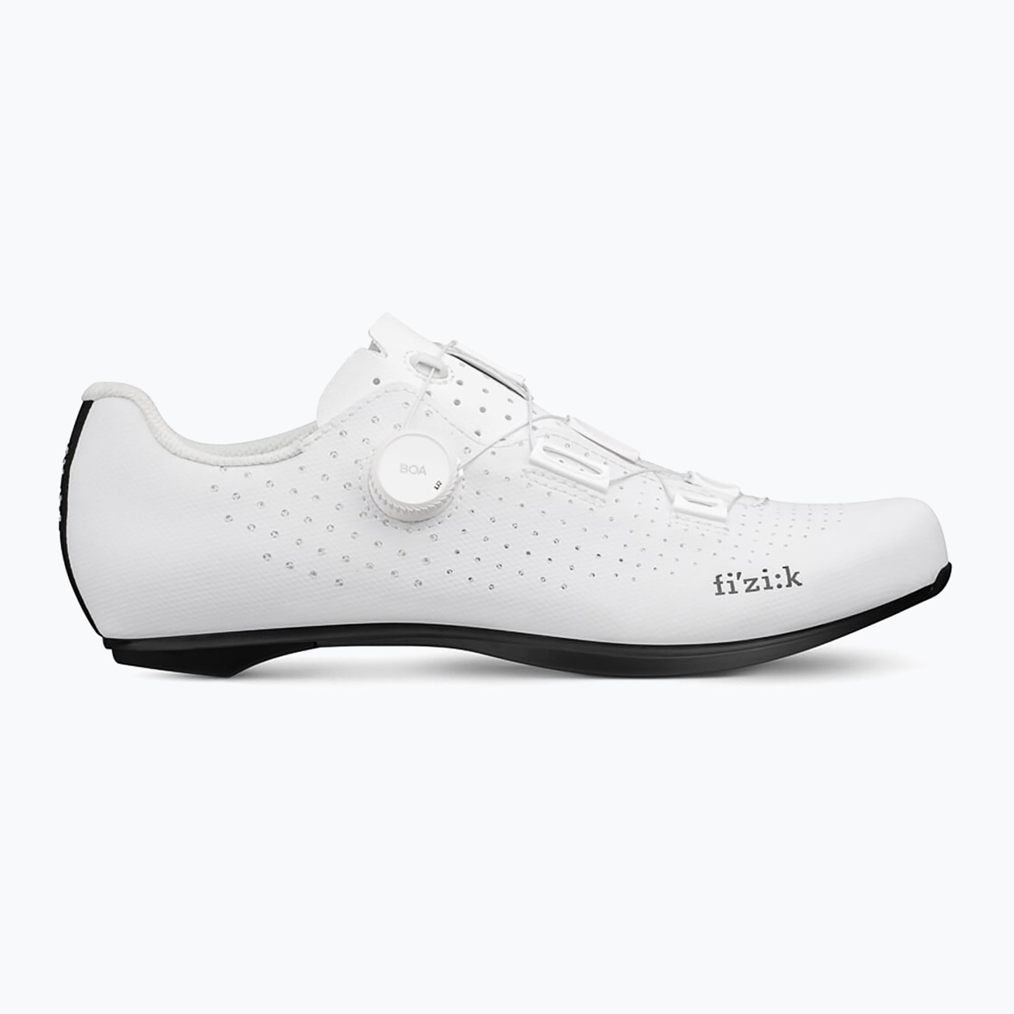 férfi országúti cipő  Fizik Tempo Decos Carbon white/white. Méret: 46 EU