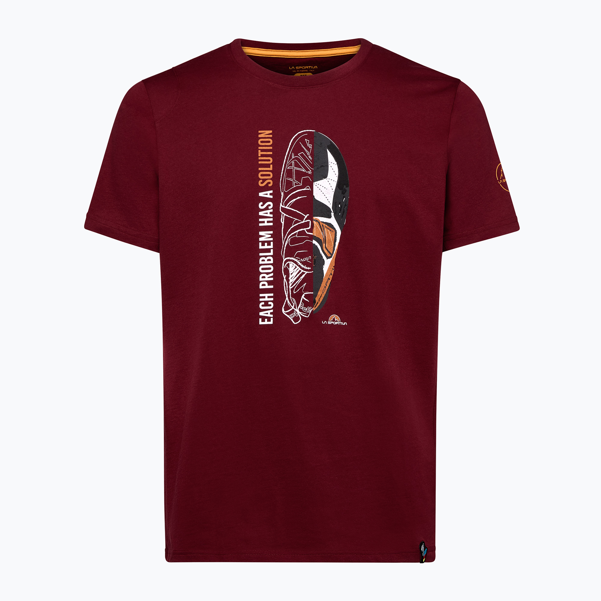 15%-kal olcsóbban.  La Sportiva férfi Solution sangria póló. Méret: S