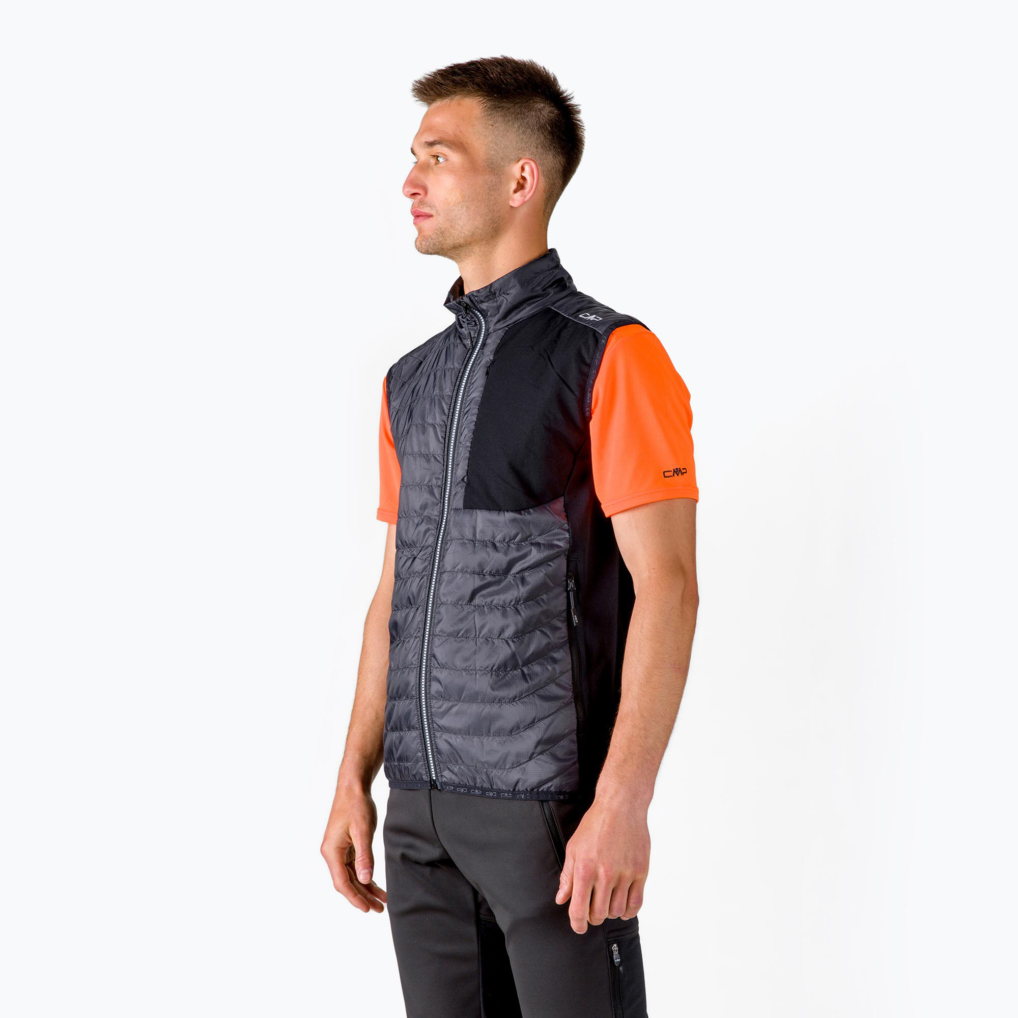 40%-kal olcsóbban.  Férfi CMP Hybrid szürke túra mellény 32Z6497/U423. Méret: 54