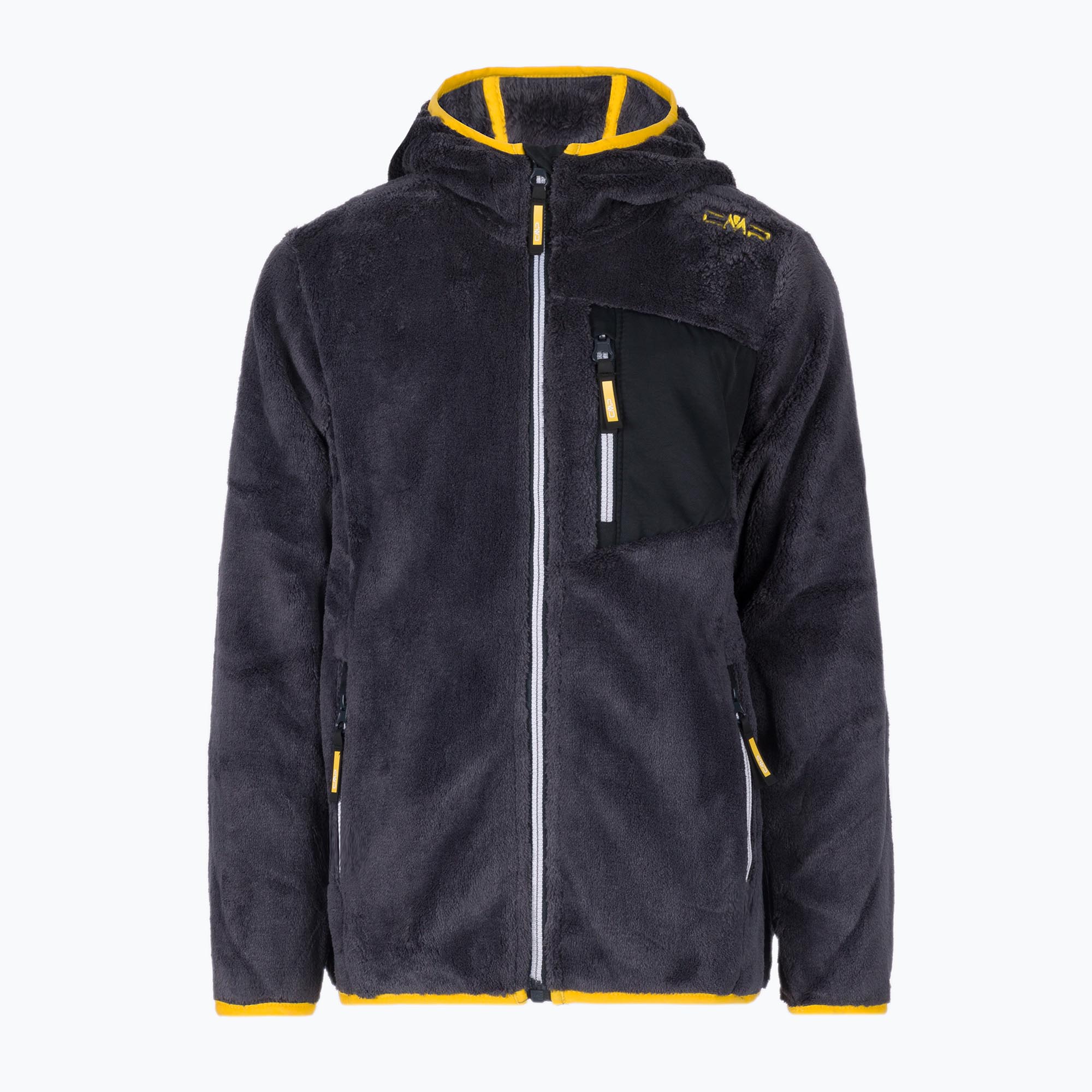 40%-kal olcsóbban.  CMP gyermek szürke fleece pulóver 31P1504/90UM. Méret: 128