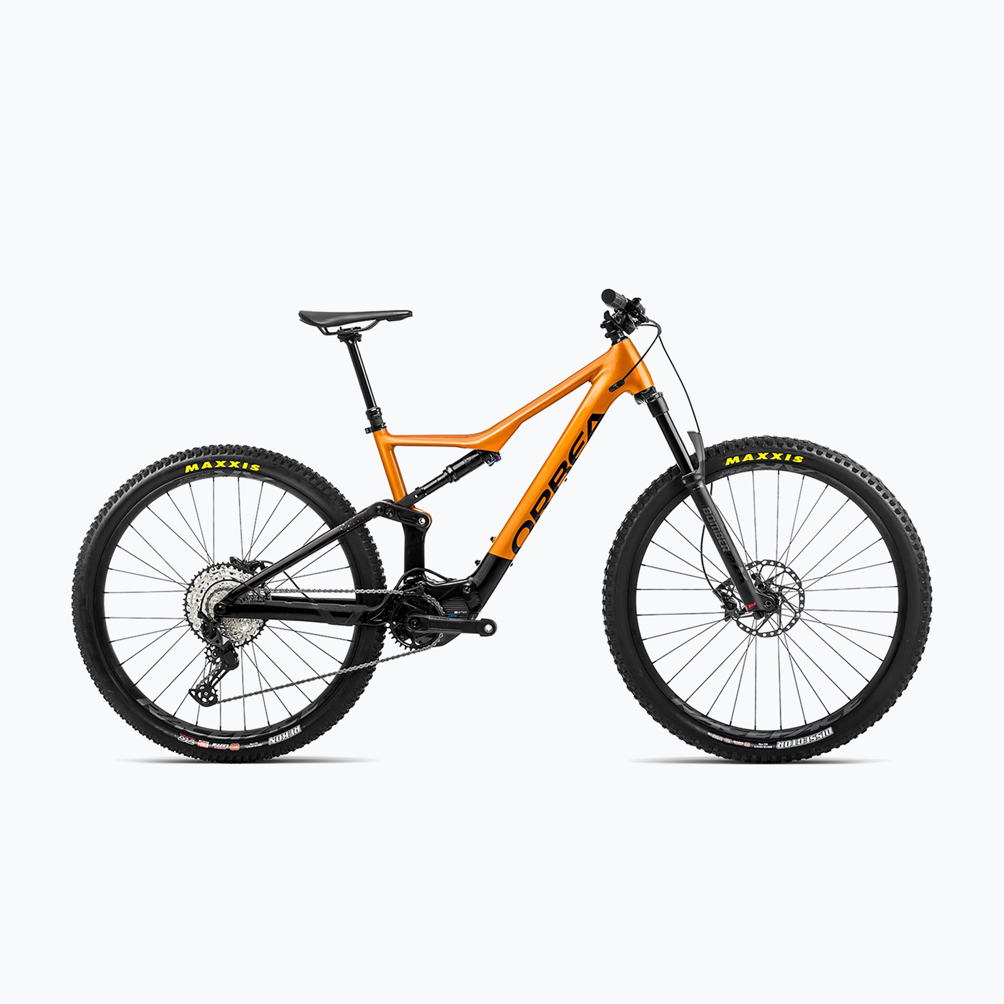 6%-kal olcsóbban.  Orbea Rise H30 540Wh narancssárga/fekete elektromos kerékpár. Méret: M