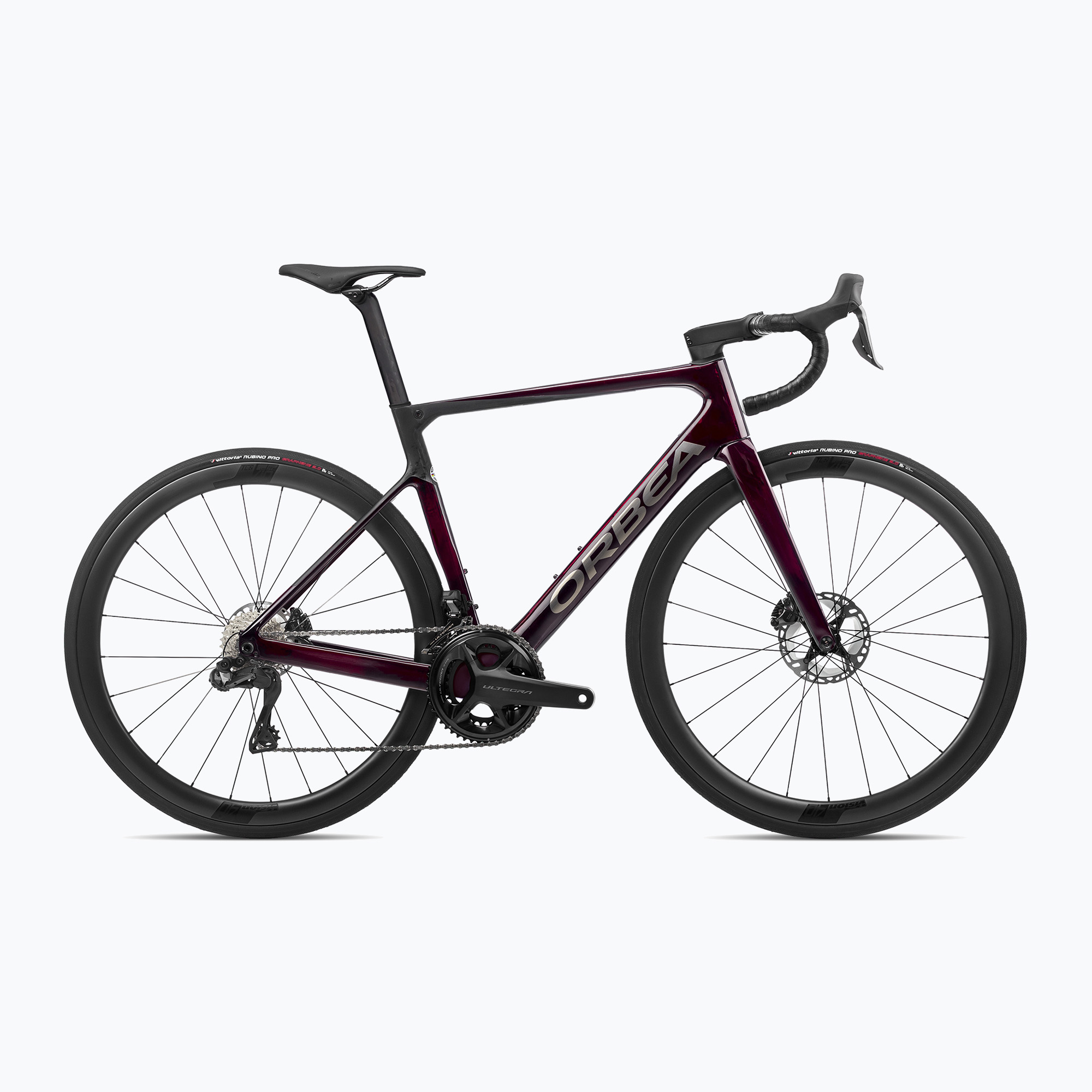10%-kal olcsóbban.  Orbea Orca M20i LTD 2023 vörösbor/karbon nyers országúti kerékpár. Méret: 53