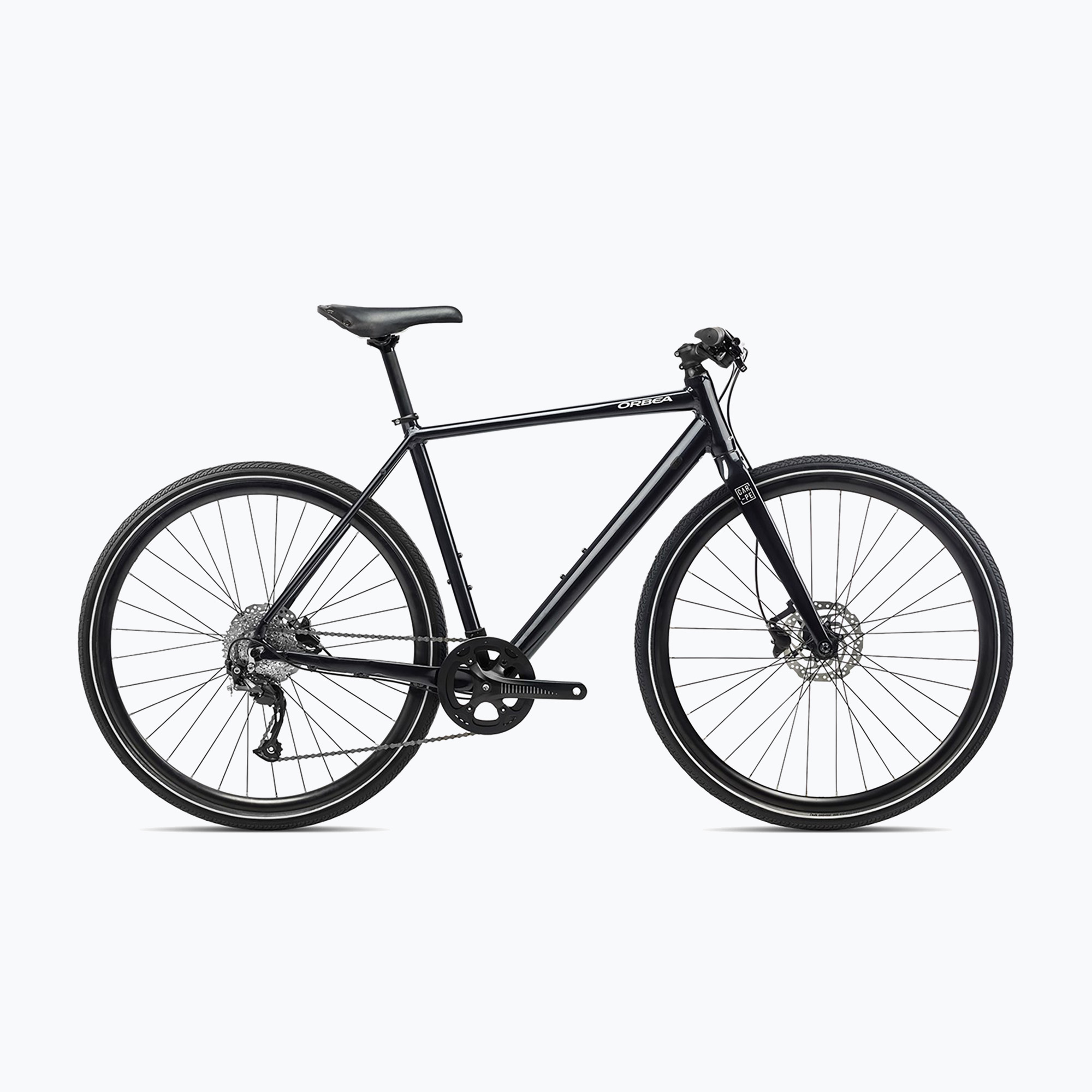 Orbea Carpe 20 2023 metálfényű éjszakai fekete városi kerékpár. Méret: M