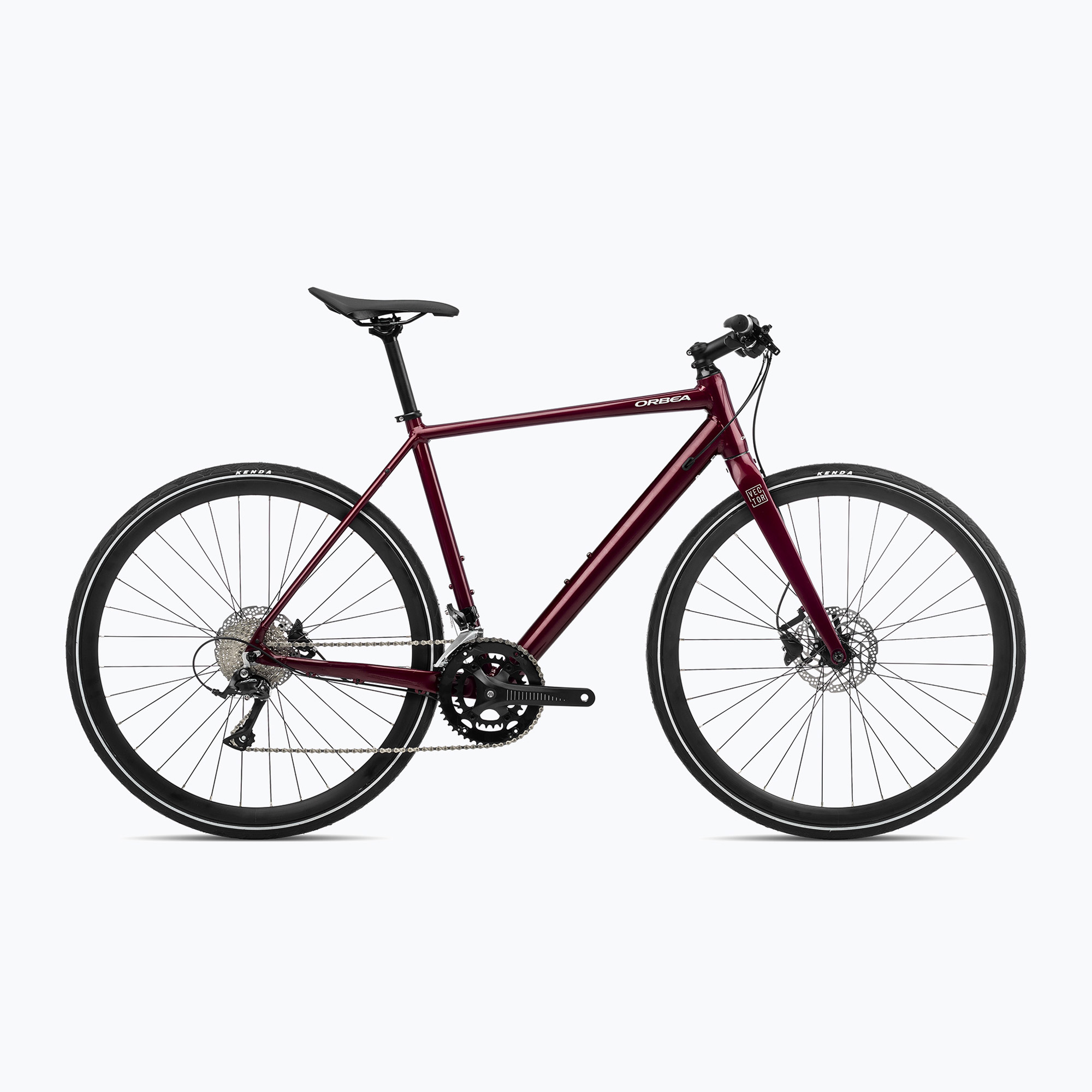 Orbea Vector 20 2023 metál sötétvörös városi kerékpár. Méret: M