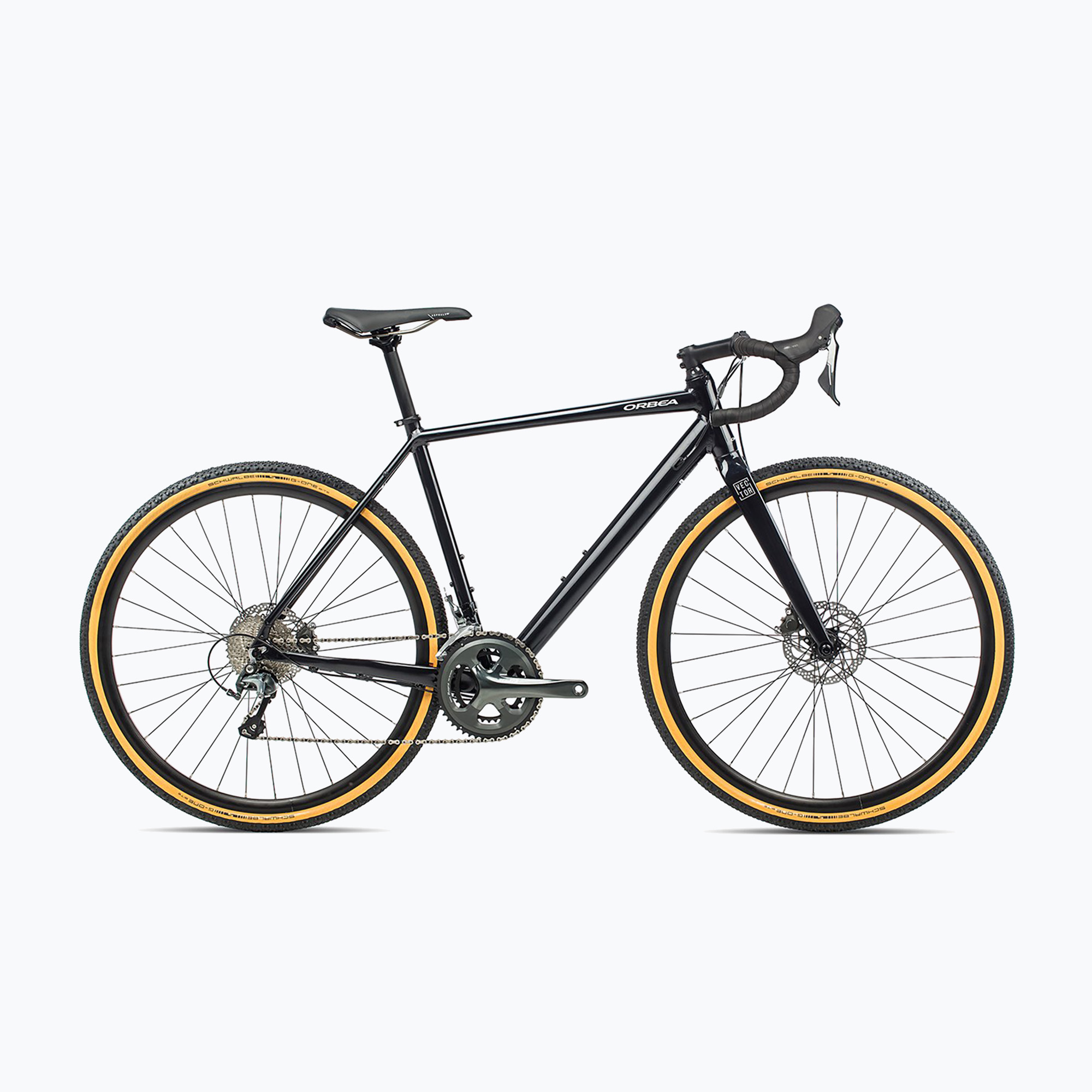 Orbea Vector Drop 2023 metál éjszakai fekete városi kerékpár. Méret: L