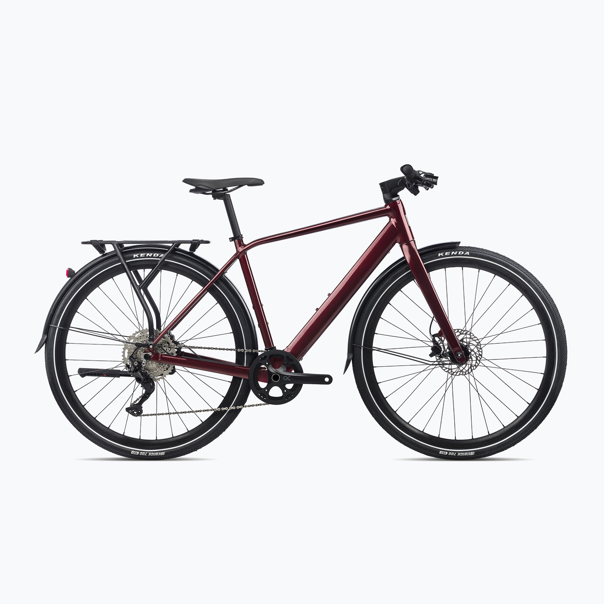 Orbea Vibe H30 EQ 36V 248Wh 2023 metál sötétvörös elektromos kerékpár. Méret: M