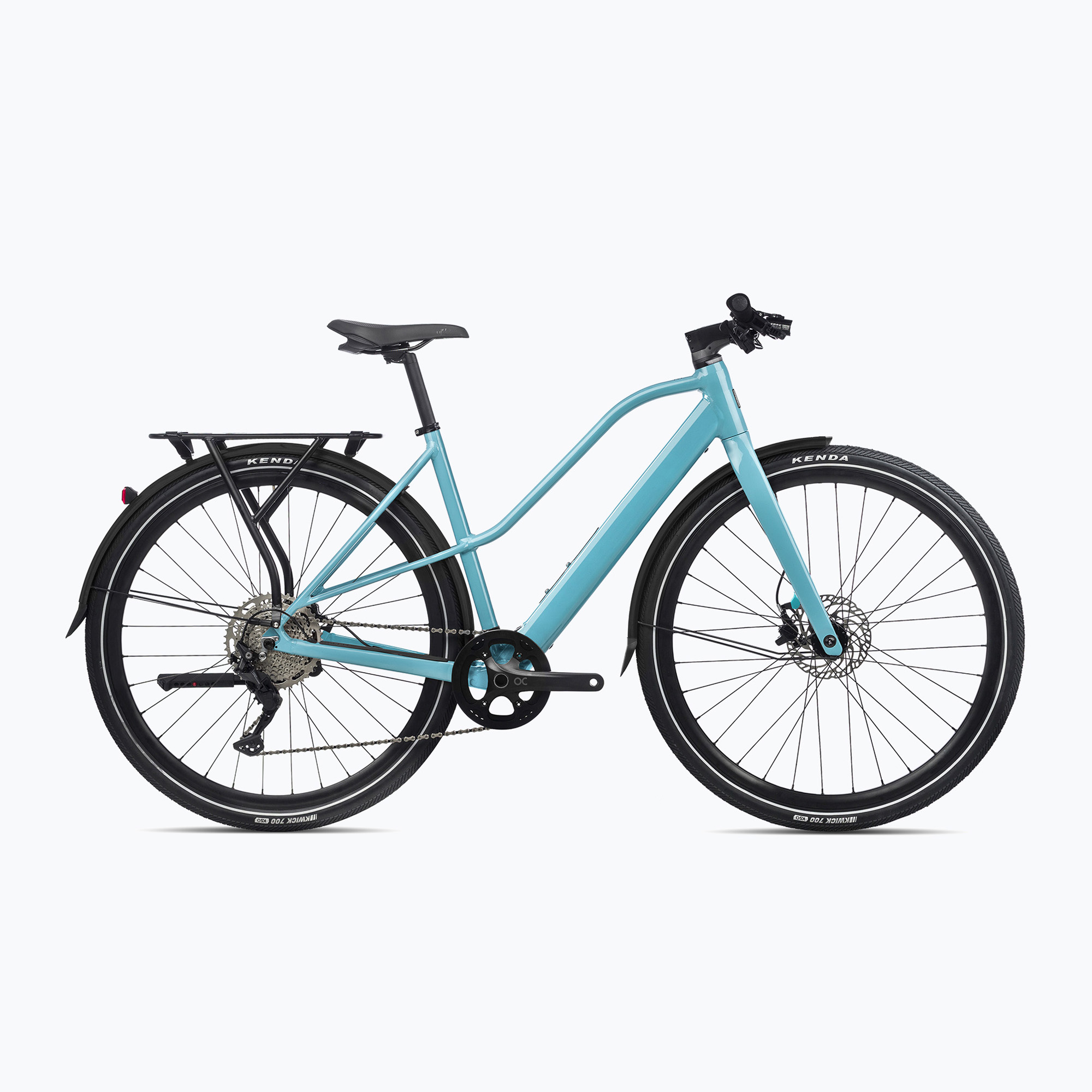 Elektromos kerékpár Orbea Vibe Mid H30 EQ 36V 248Wh 2023 kék. Méret: M