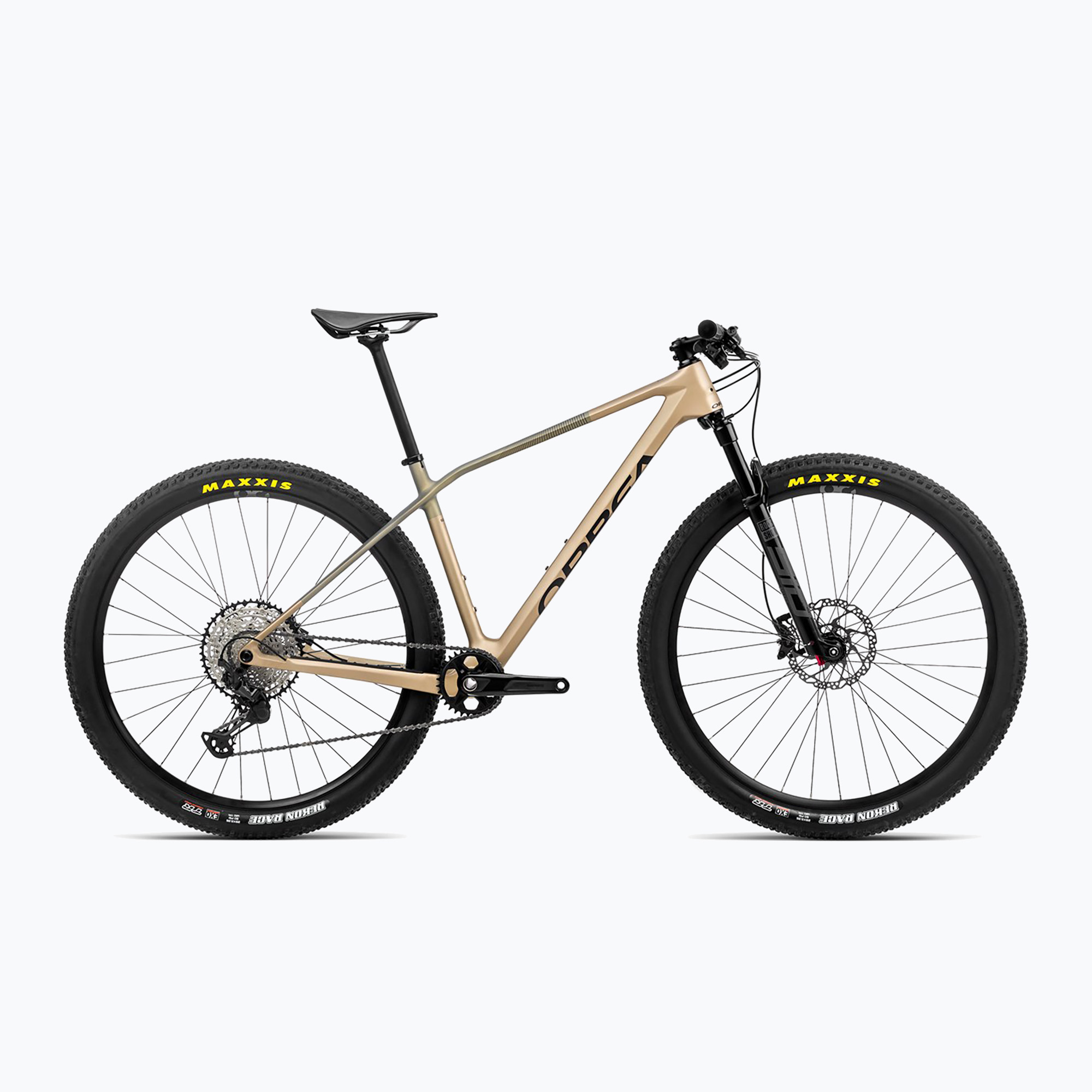Orbea Alma M30 M30 2023 hegyi kerékpár barna/zöld arany. Méret: XL