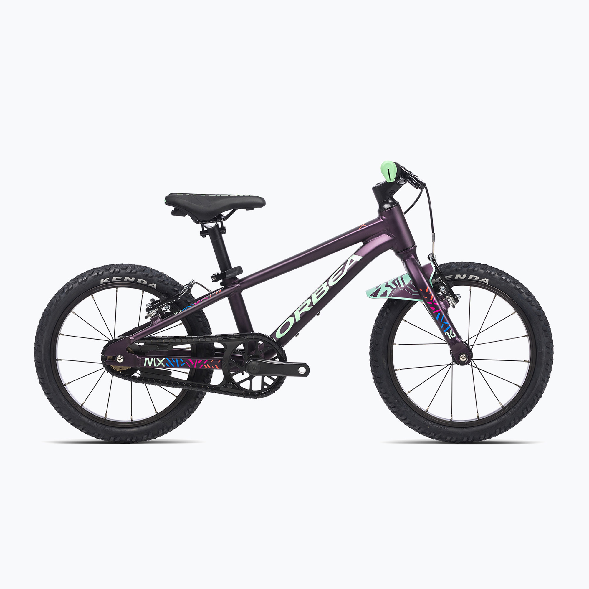 Orbea MX 16 2023 lila/menta gyermek kerékpár. Méret: OS