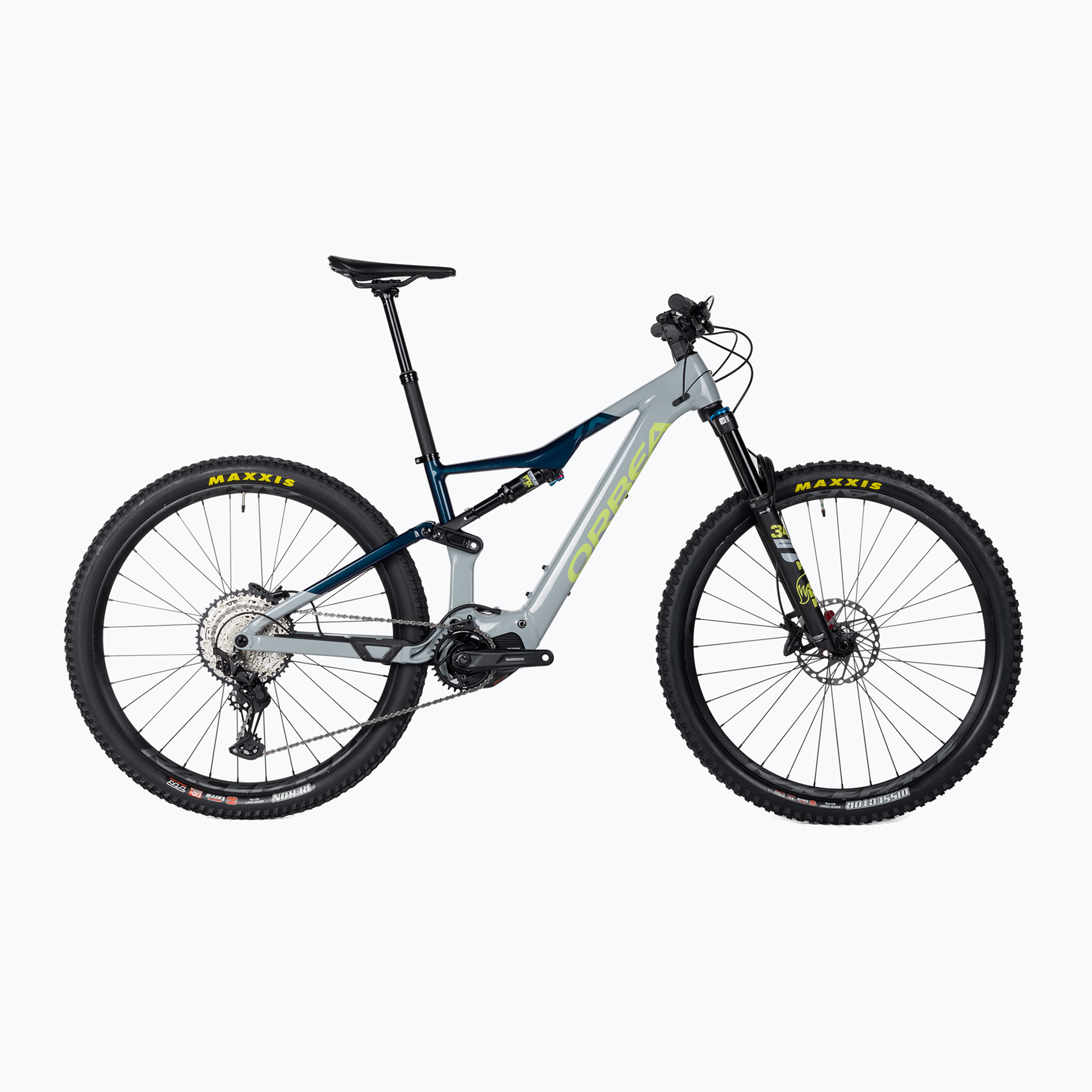 10%-kal olcsóbban.  Orbea Rise H20 2023 elektromos kerékpár szürke-kék N37105V6. Méret: M