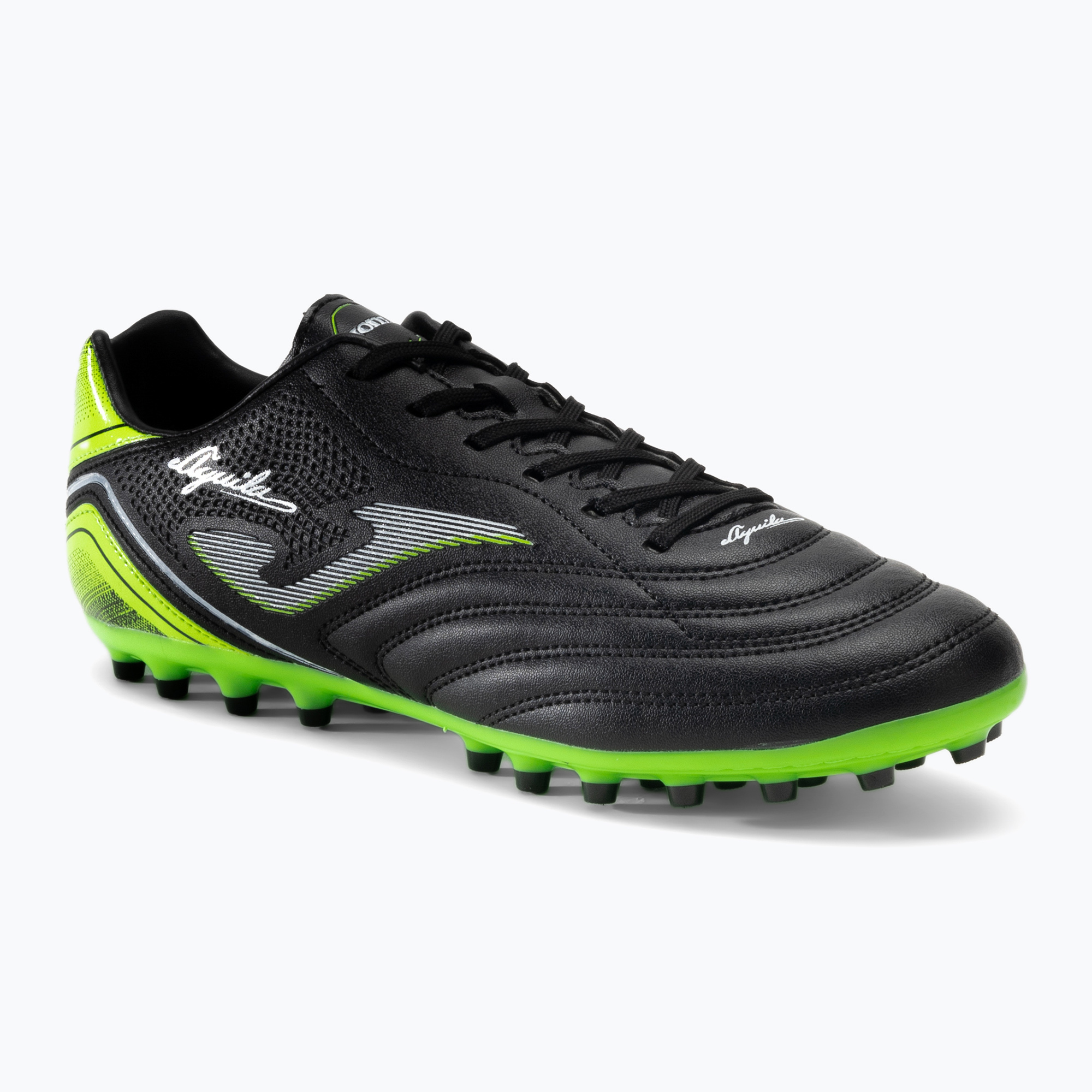 Joma Aguila 2231 AG negro/verde fluor férfi futballcipő. Méret: 45 EU