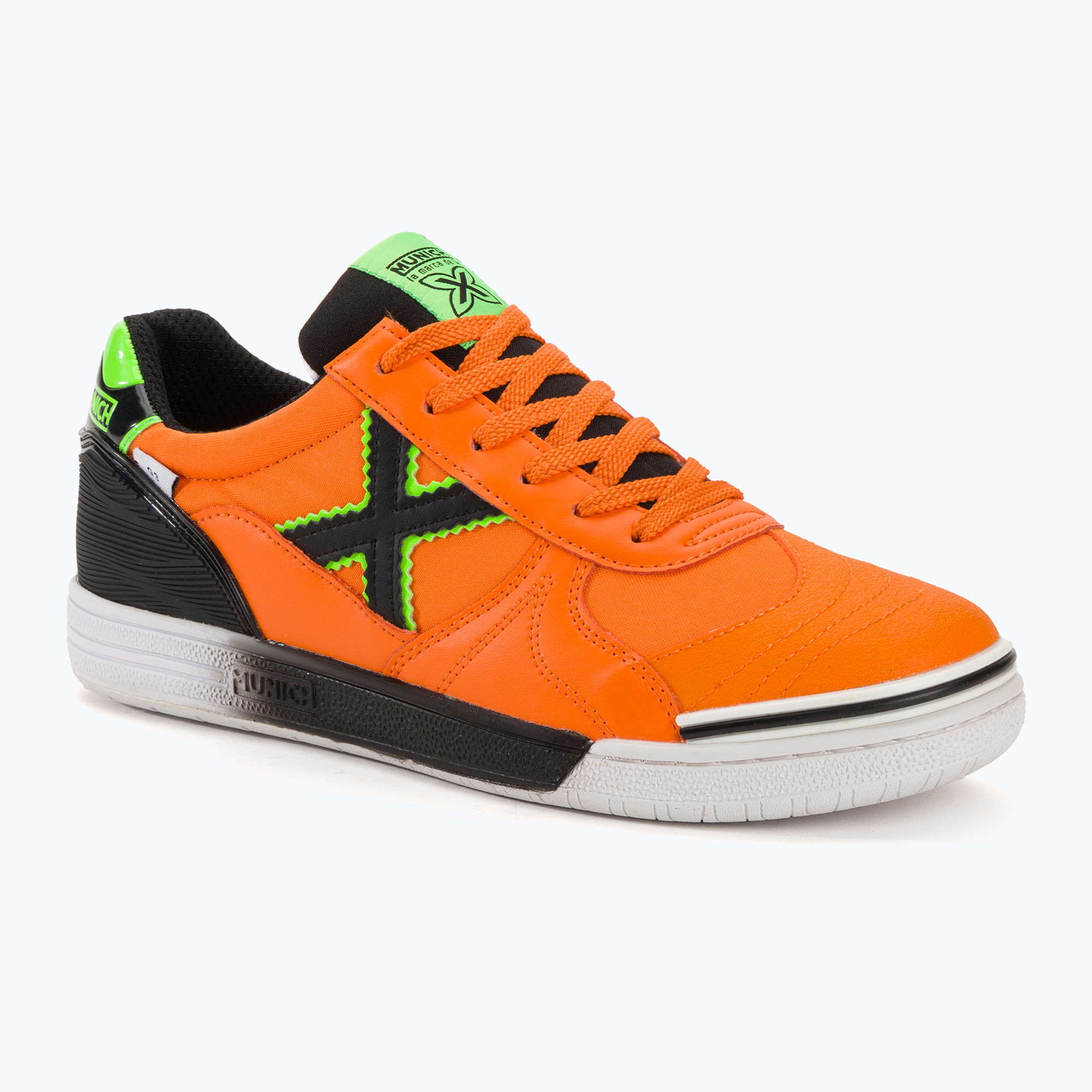 15%-kal olcsóbban.  MUNICH G-3 Indoor Naranja focicipő. Méret: 43 EU