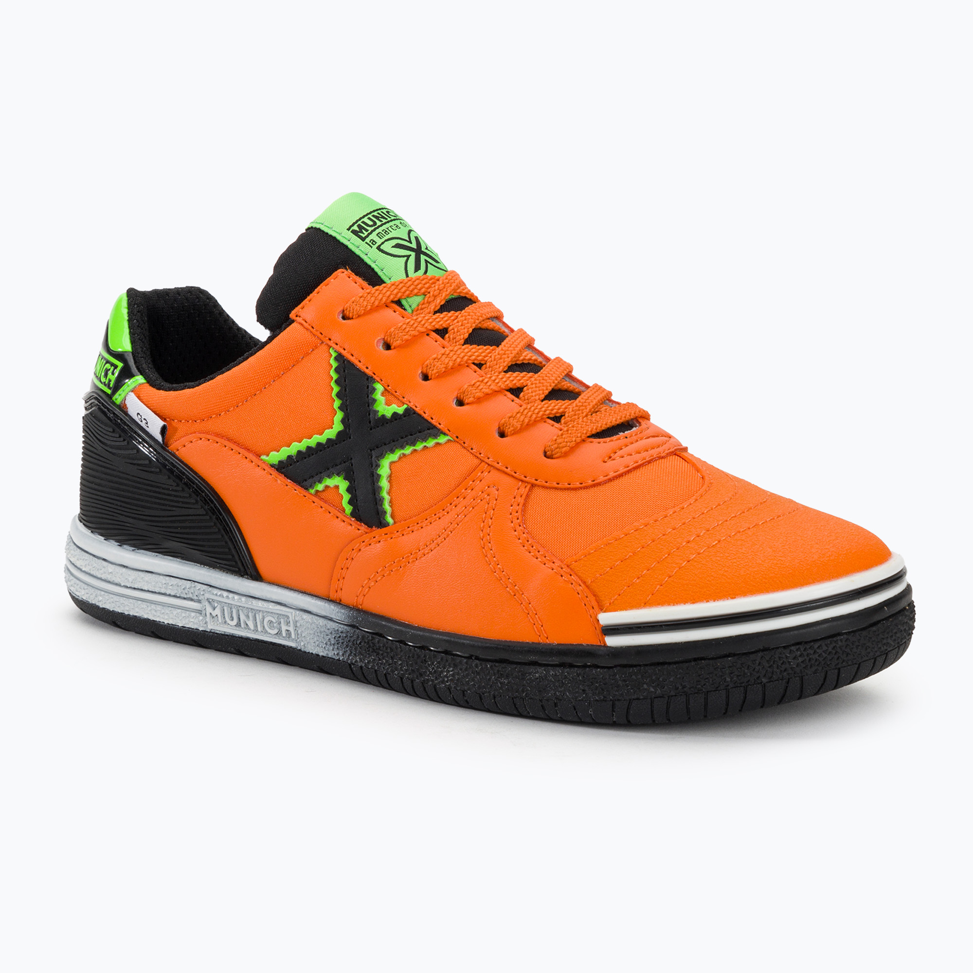 15%-kal olcsóbban.  Gyermek focicipő MUNICH G-3 Indoor naranja naranja. Méret: 36 EU