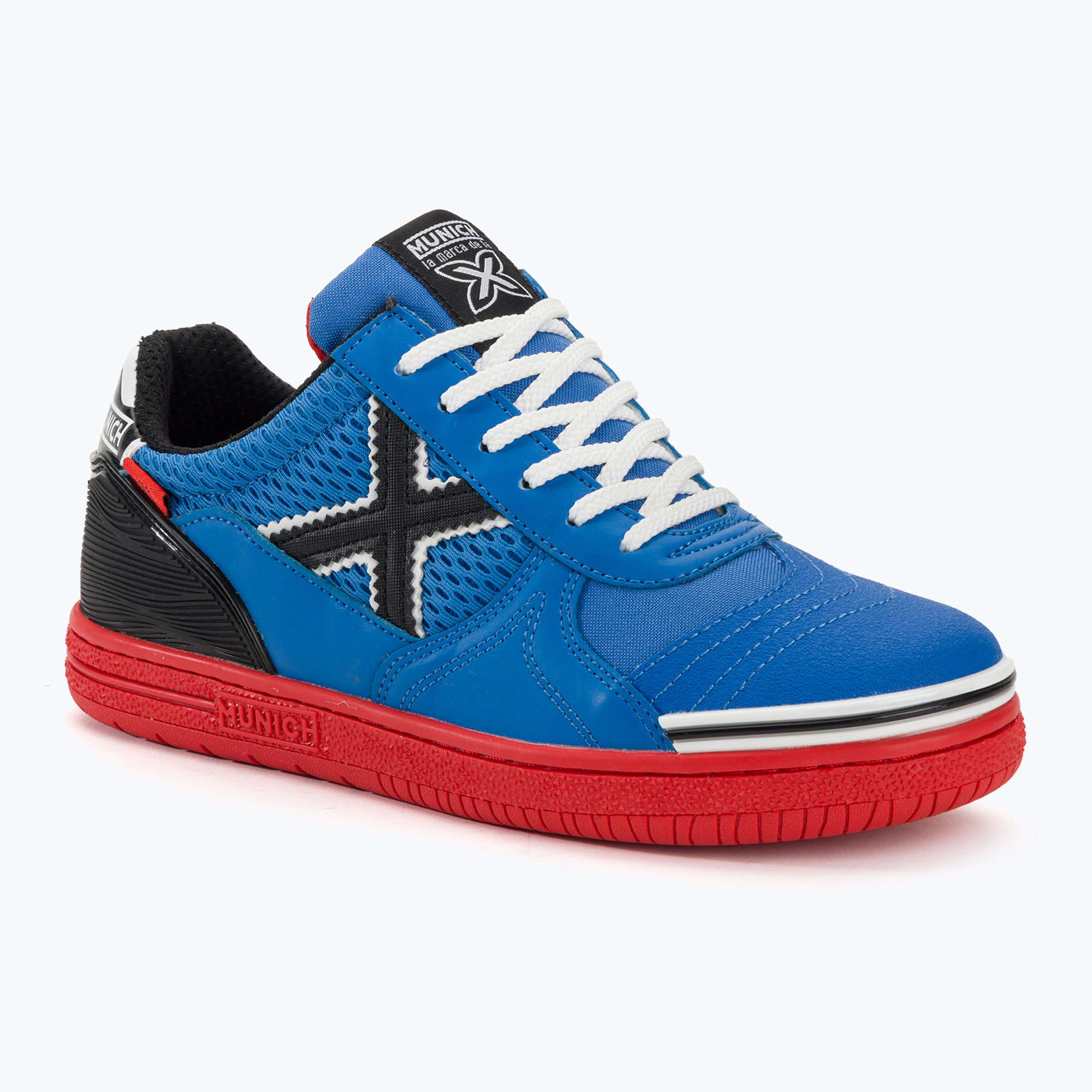 15%-kal olcsóbban.  Gyermek futballcipő MUNICH G-3 Indoor 1511386 azul. Méret: 36 EU
