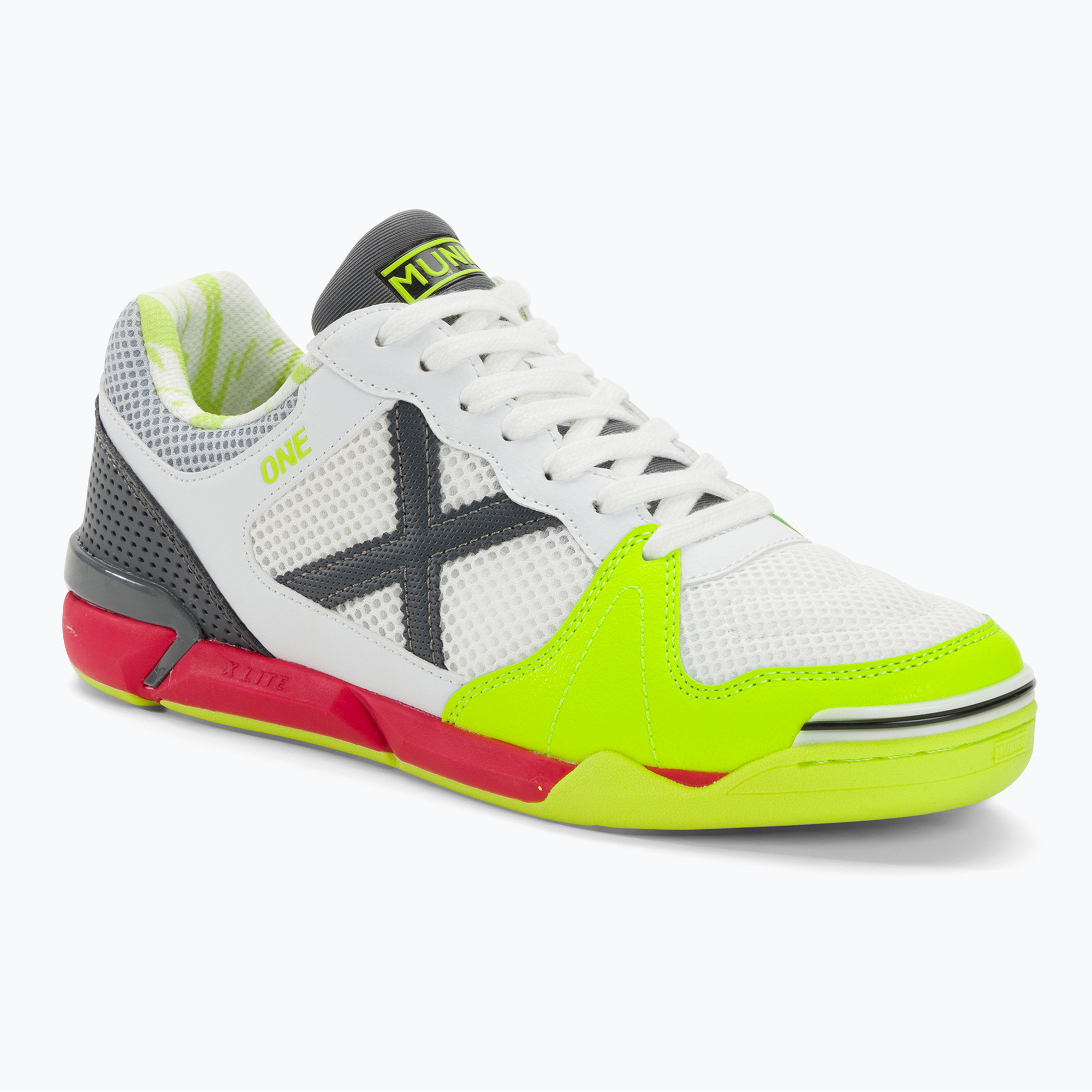 15%-kal olcsóbban.  MUNICH One Indoor blanco focicipő. Méret: 45 EU