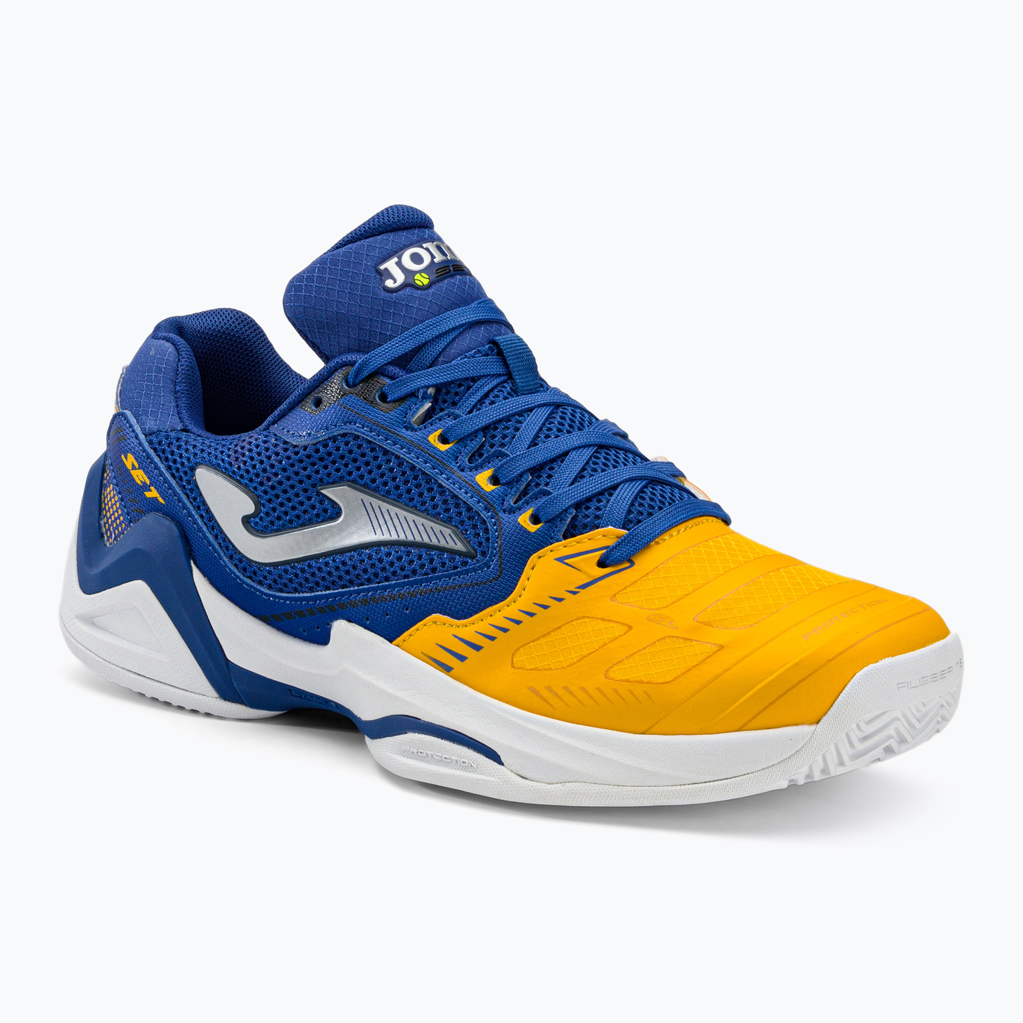 15%-kal olcsóbban.  Joma T.Set Padel kék-narancssárga férfi teniszcipő TSETS2304P. Méret: 44 EU