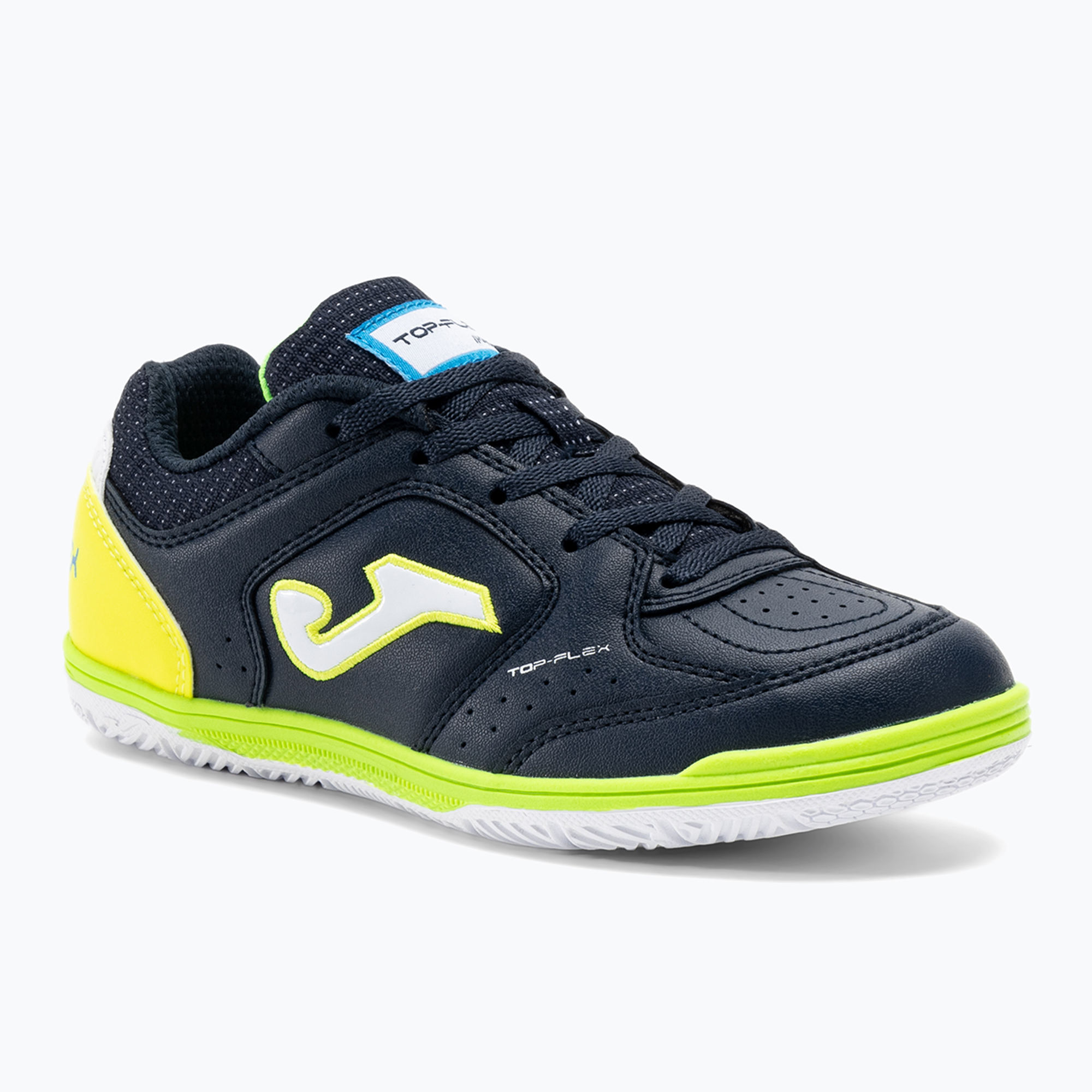 Gyermek focicipő Joma Top Flex Jr IN marine/yellow. Méret: 35 EU