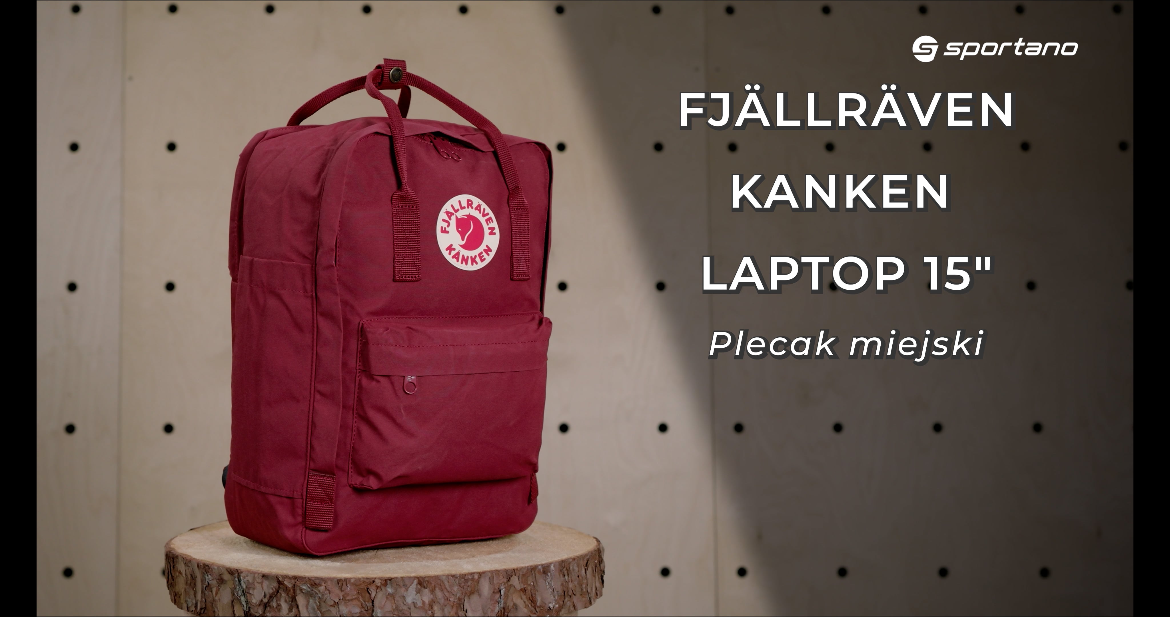 Fjällräven Kanken Laptop 15  hátizsák tengerészkék F23524