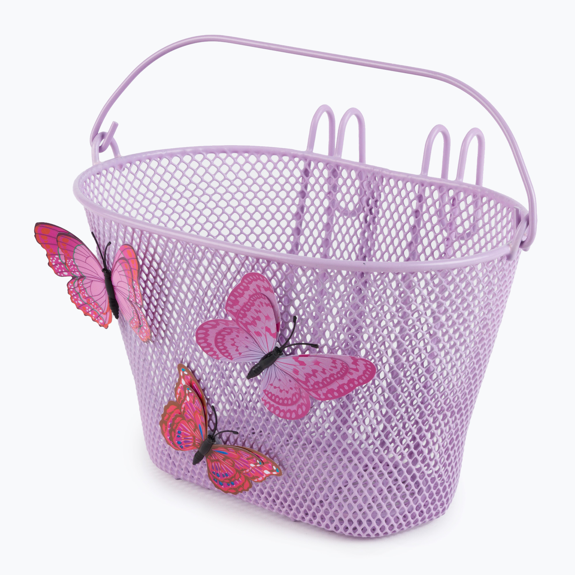 15%-kal olcsóbban.  Kerékpár kosár Basil Jasmin Butterfly lila B-30134. Méret: 12"-20"