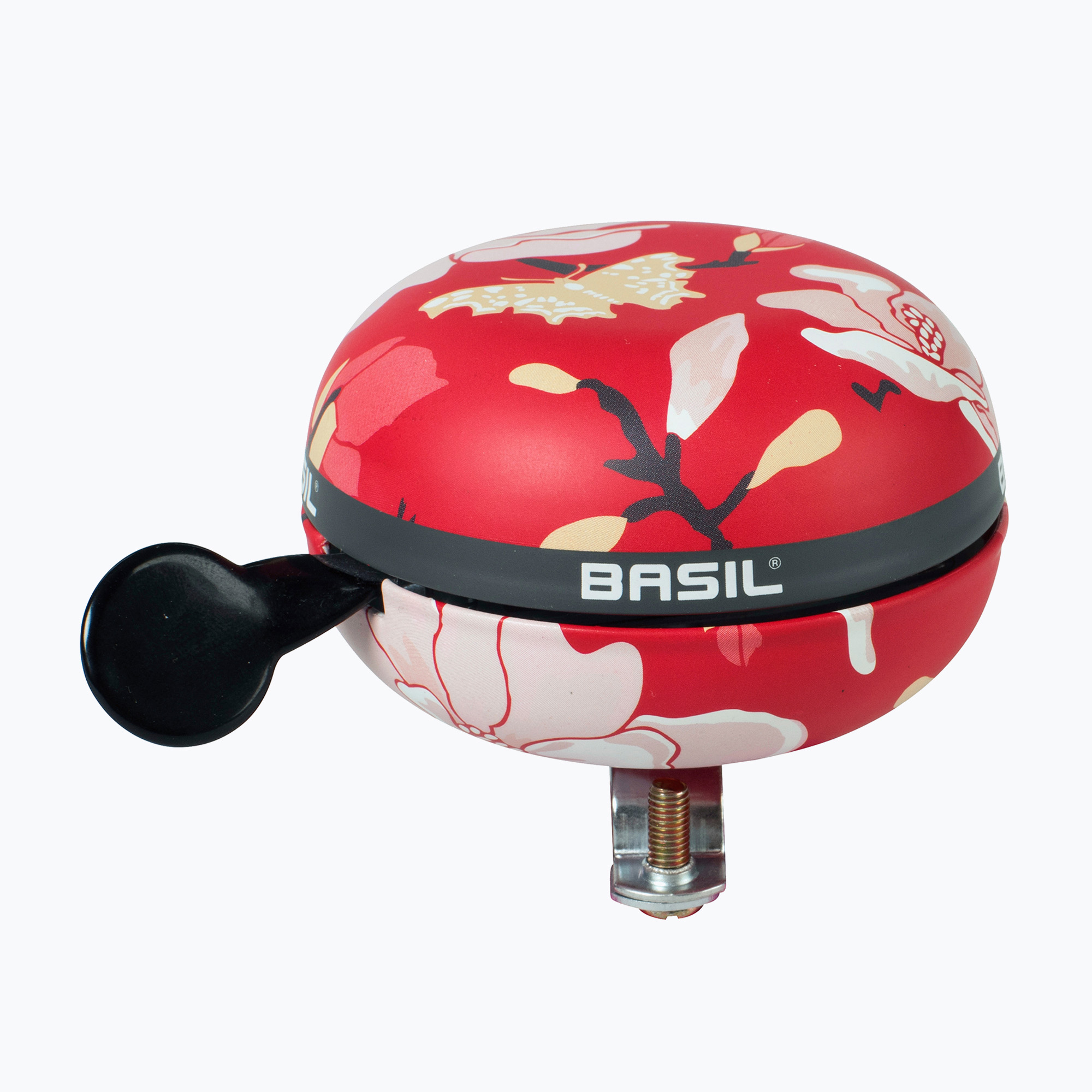 15%-kal olcsóbban.  Kerékpár csengő  Basil Magnolia Big Bell poppy red. Méret: 80 mm
