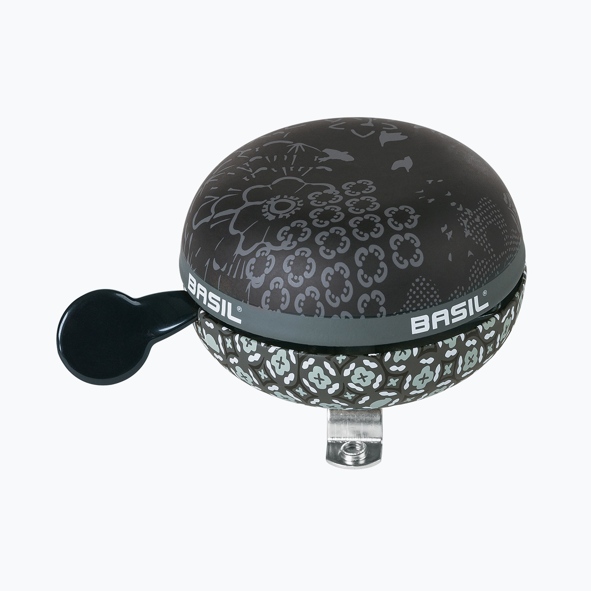 15%-kal olcsóbban.  Kerékpár csengő  Basil Boheme Bicycle Bell charcoal. Méret: 80 mm