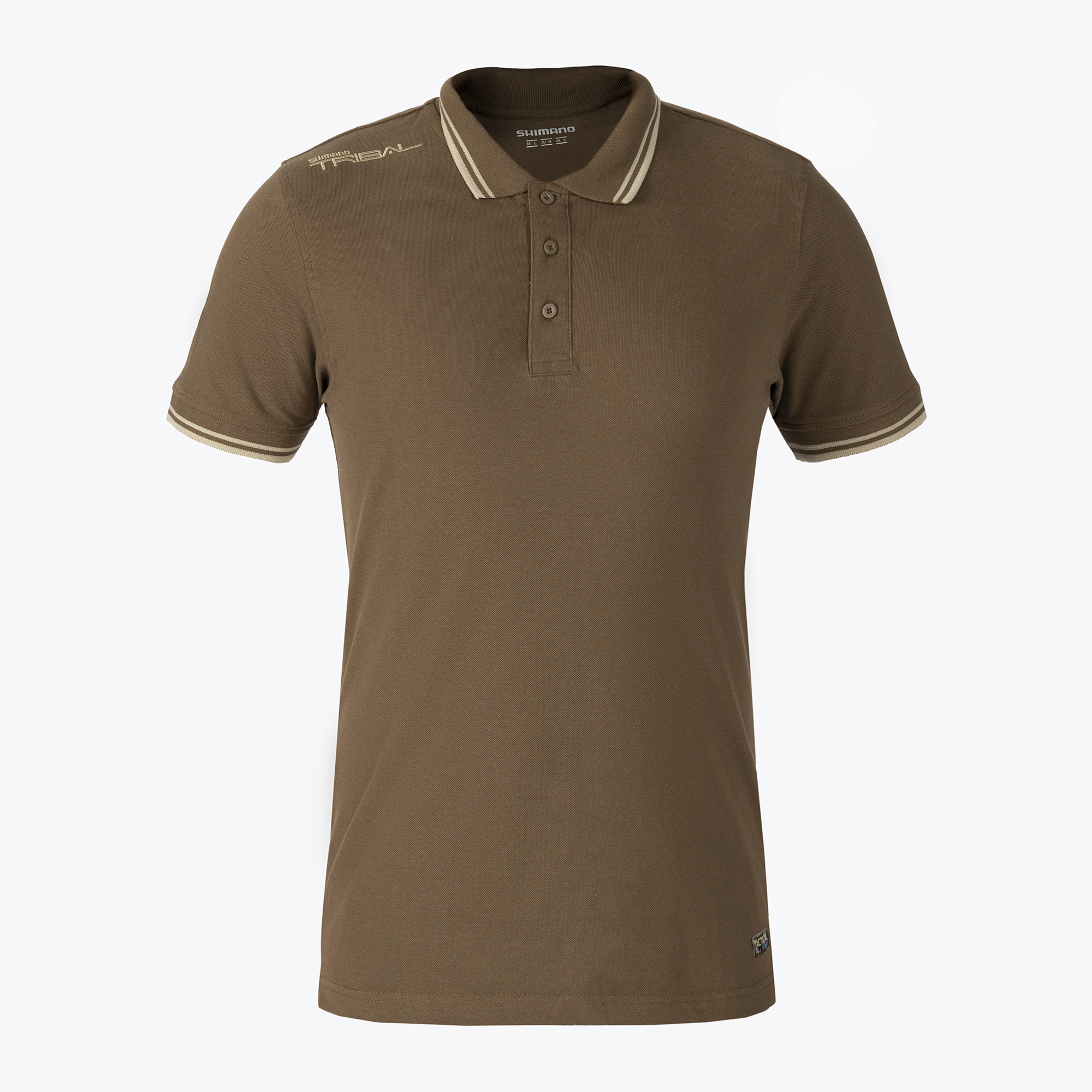 40%-kal olcsóbban.  Shimano Tribal Tacnical barna polo póló SHTTW17M. Méret: 3XL