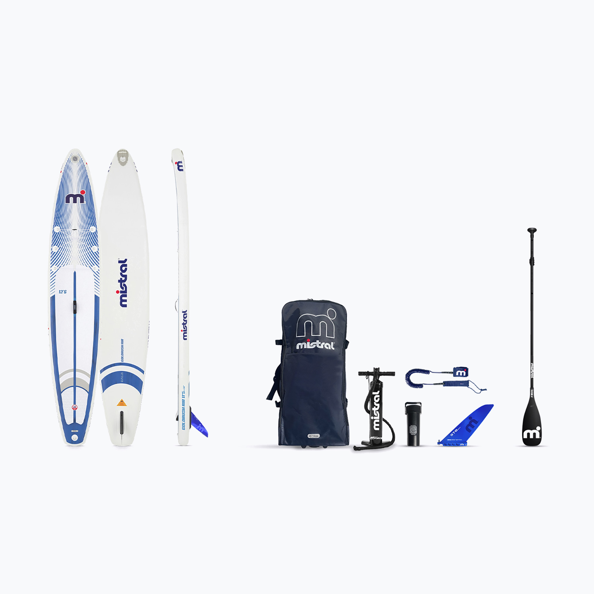 15%-kal olcsóbban.  SUP deszka Mistral Gold Rush Air 12'6 white/blue. Méret: 12'6