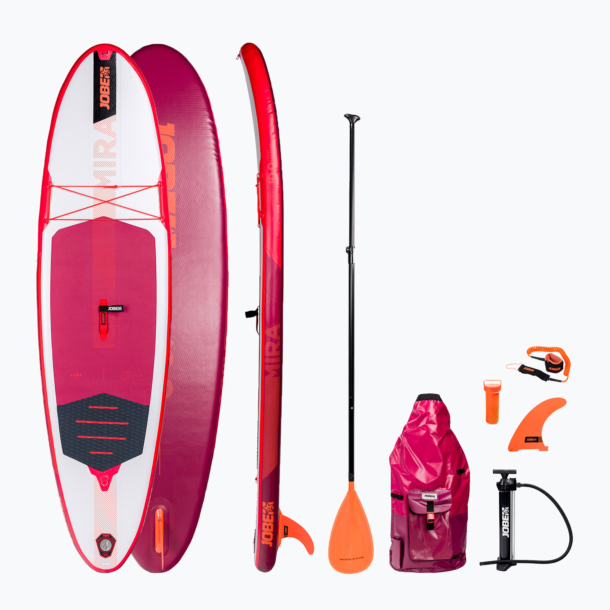 SUP JOBE Aero Mira 10.0 felfújható SUP csomag piros 486421008-PCS.. Méret: 10.0