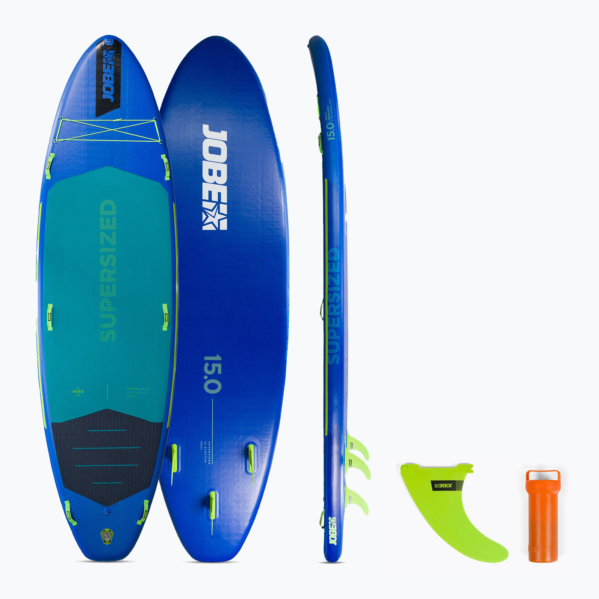 15%-kal olcsóbban.  SUP JOBE Aero 15.0 felfújható SUP'ersized kék 486421007-PCS.. Méret: 15.0