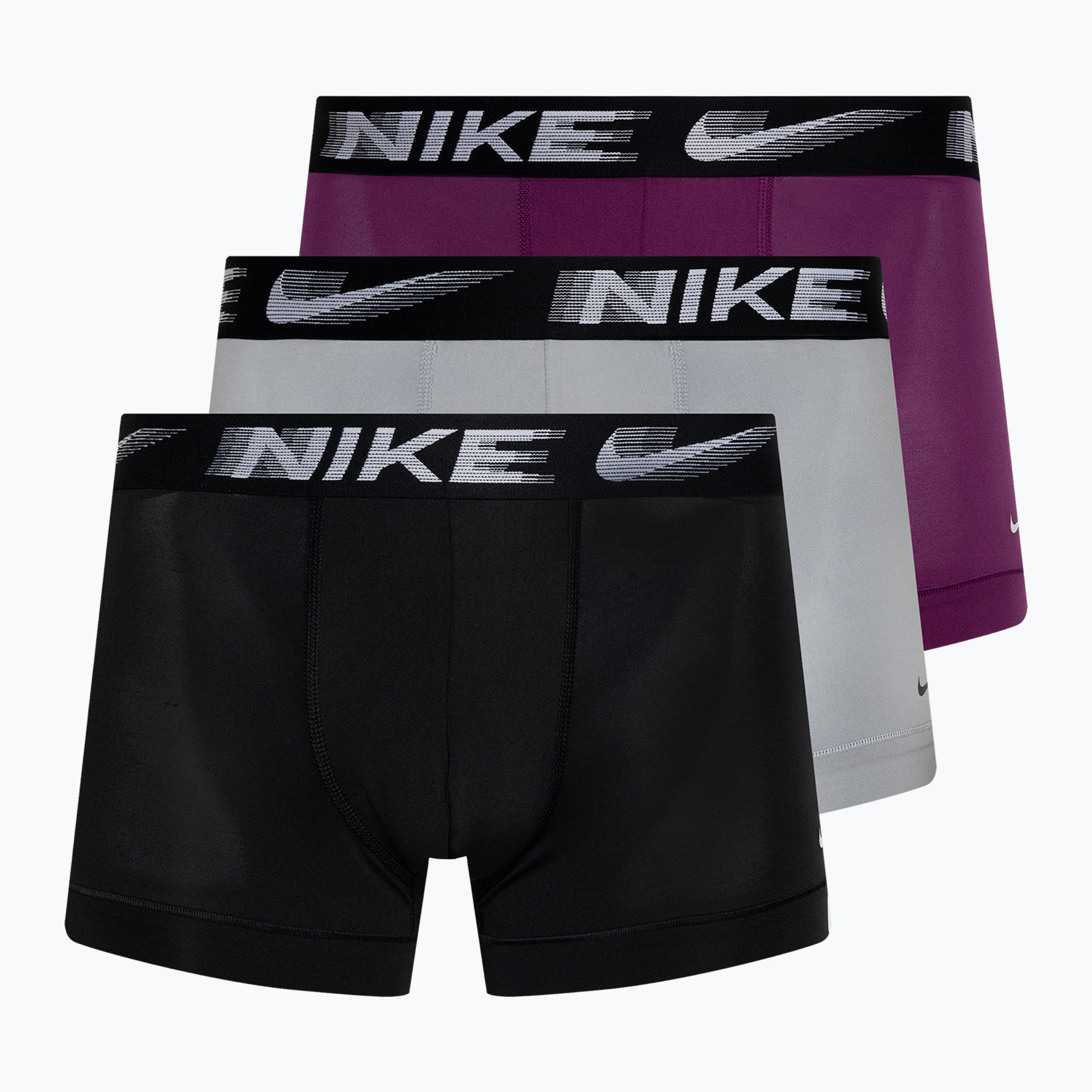 15%-kal olcsóbban.  Férfi boxeralsó Nike Dri-Fit Essential Micro Trunk 3 pár violet/wolf grey/black