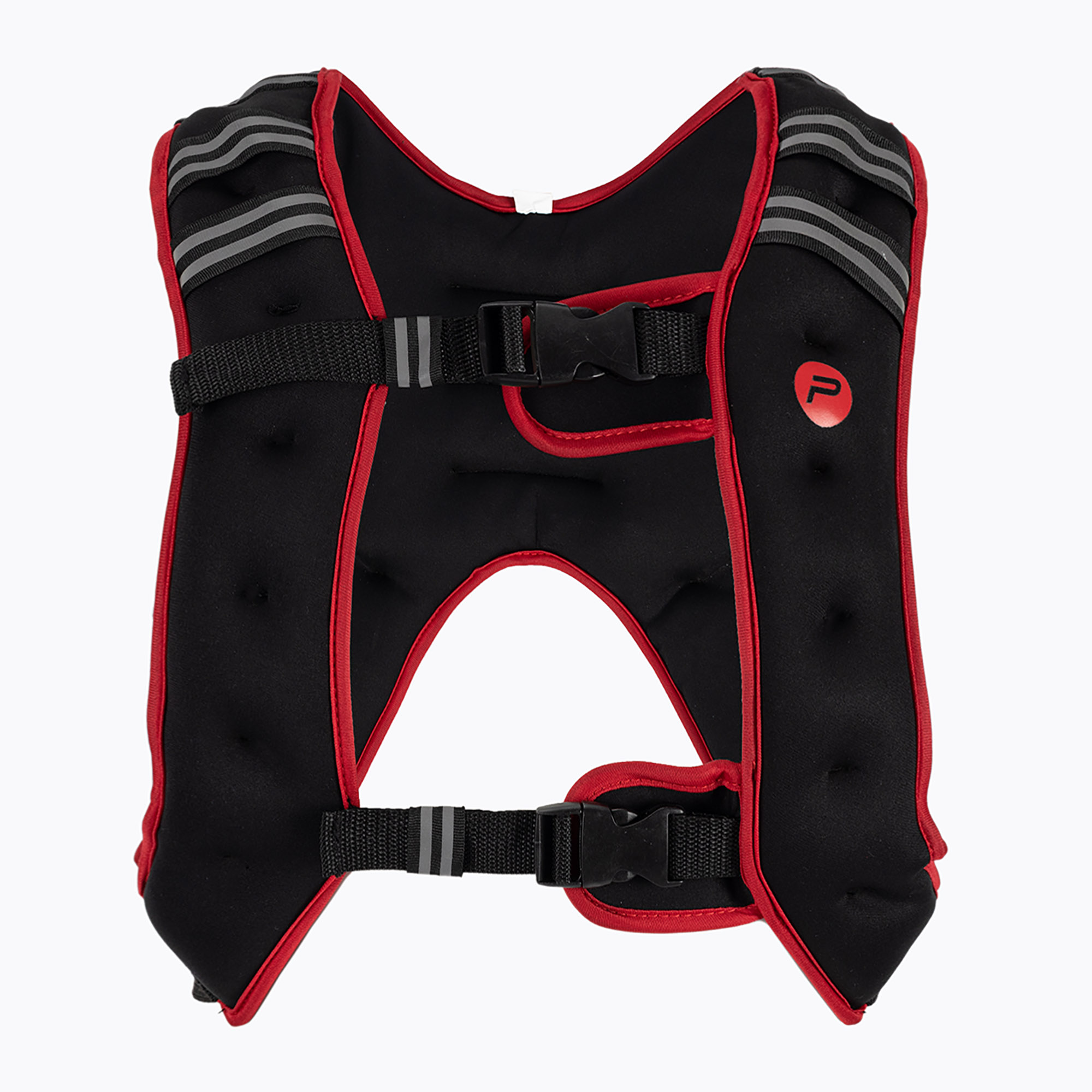 22%-kal olcsóbban.  Pure2Improve P2I202320 Súlyozott mellény 10kg fekete és piros P2I202320 edző mellény. Méret: 10 kg