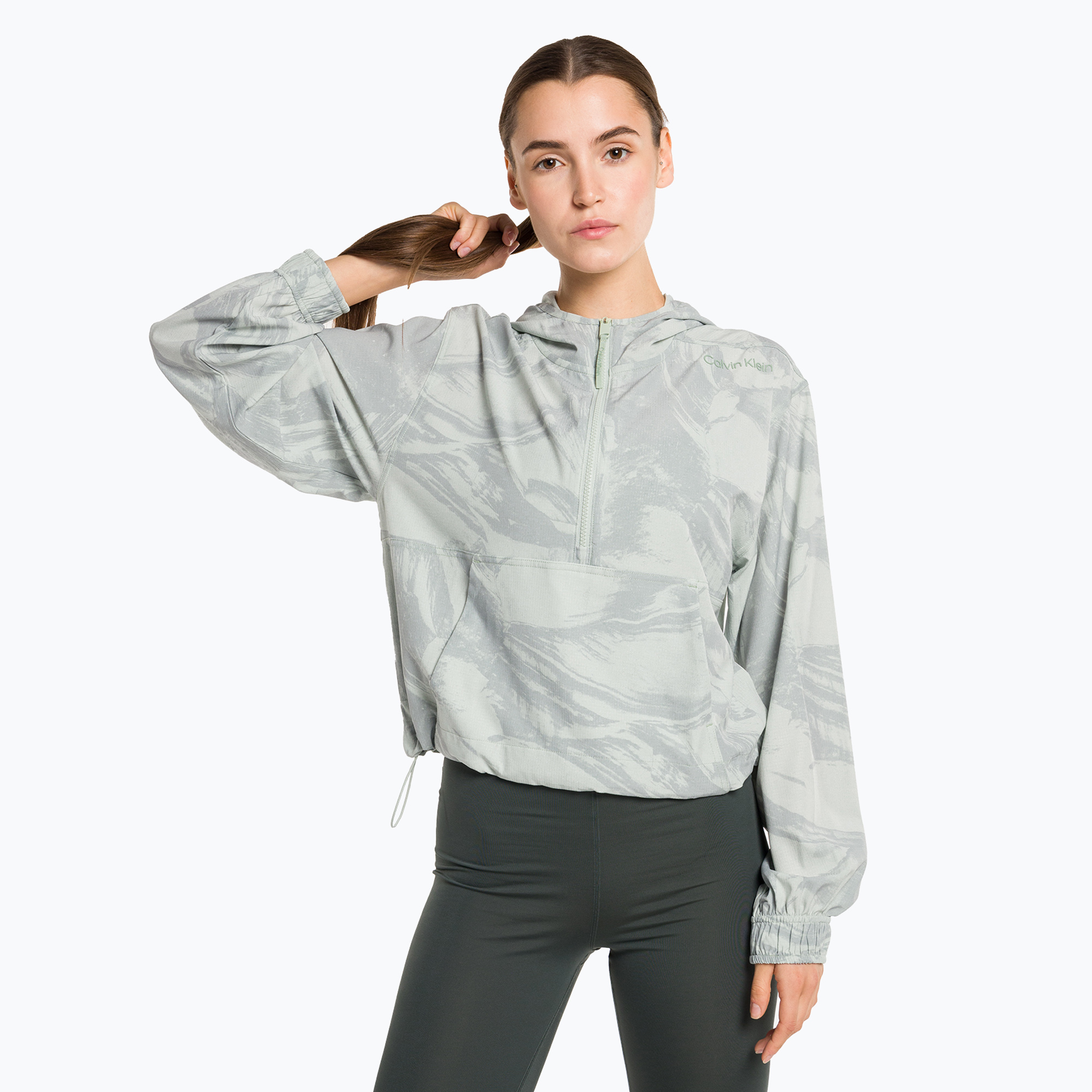 44%-kal olcsóbban.  Női Calvin Klein Anorak 8UO digitális rockform aop kabát. Méret: XL