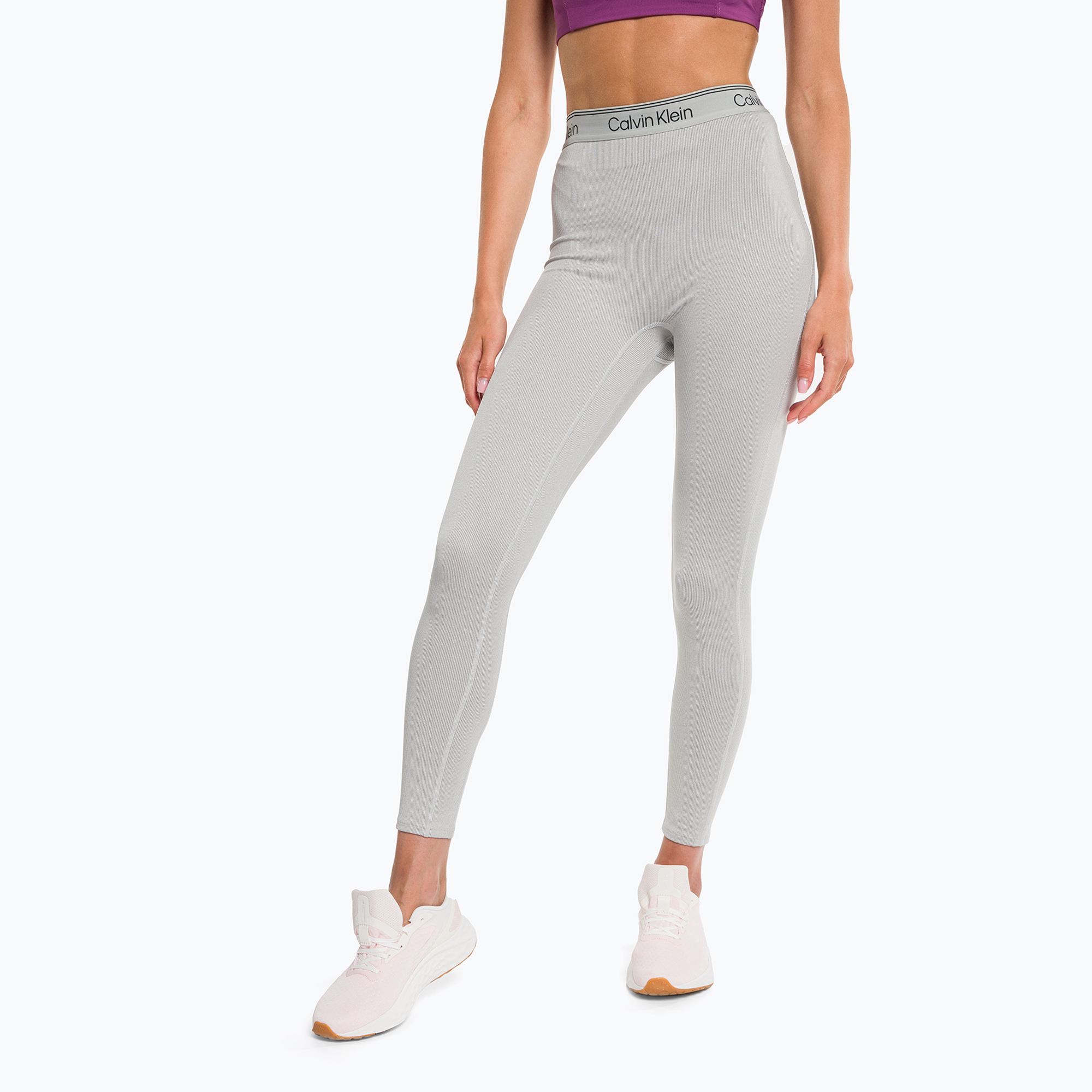 45%-kal olcsóbban.  Női edző leggings Calvin Klein 7/8 P7X atlétikai szürke szürke sörény. Méret: M