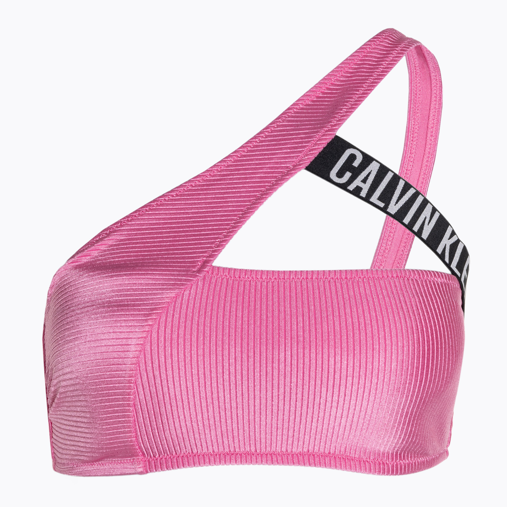 15%-kal olcsóbban.  Bikini felső Calvin Klein One Shoulder Bralette-RP bold pink. Méret: L