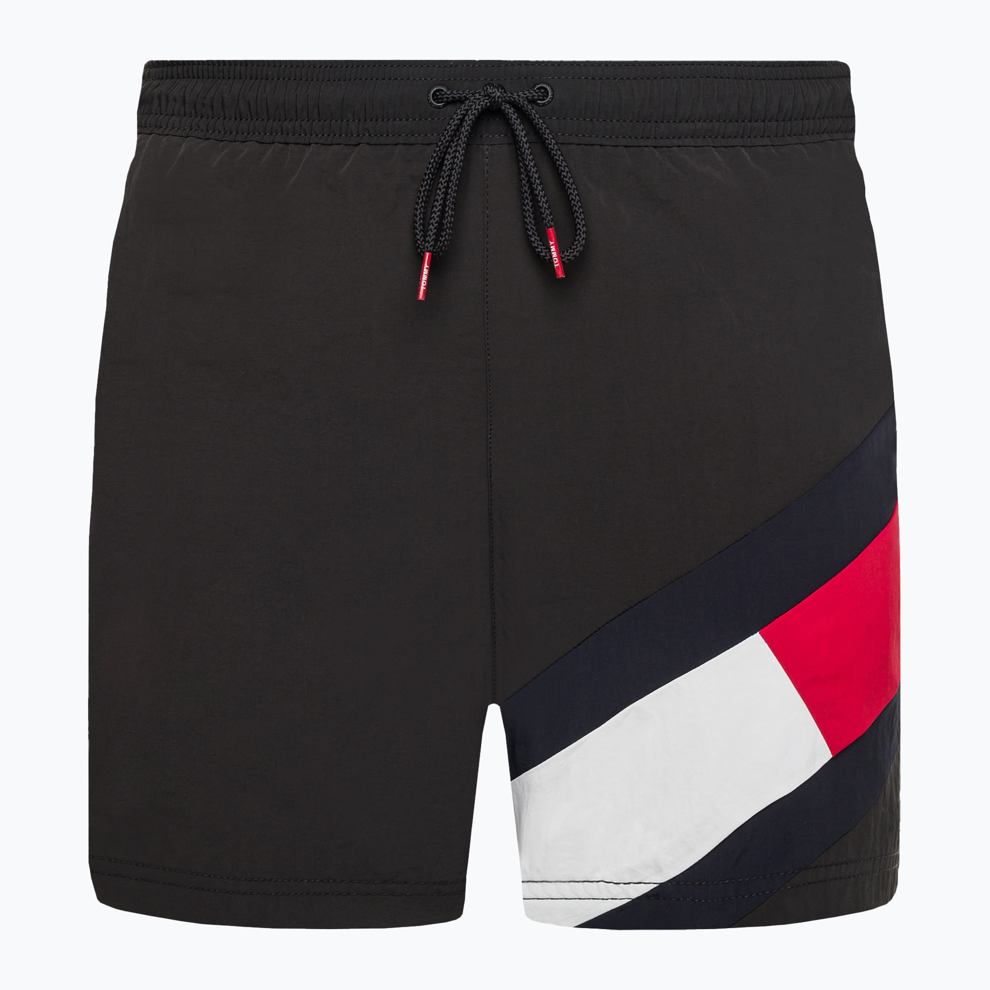 39%-kal olcsóbban.  Férfi Tommy Hilfiger Sf Medium húzózsinóros úszónadrág fekete. Méret: S