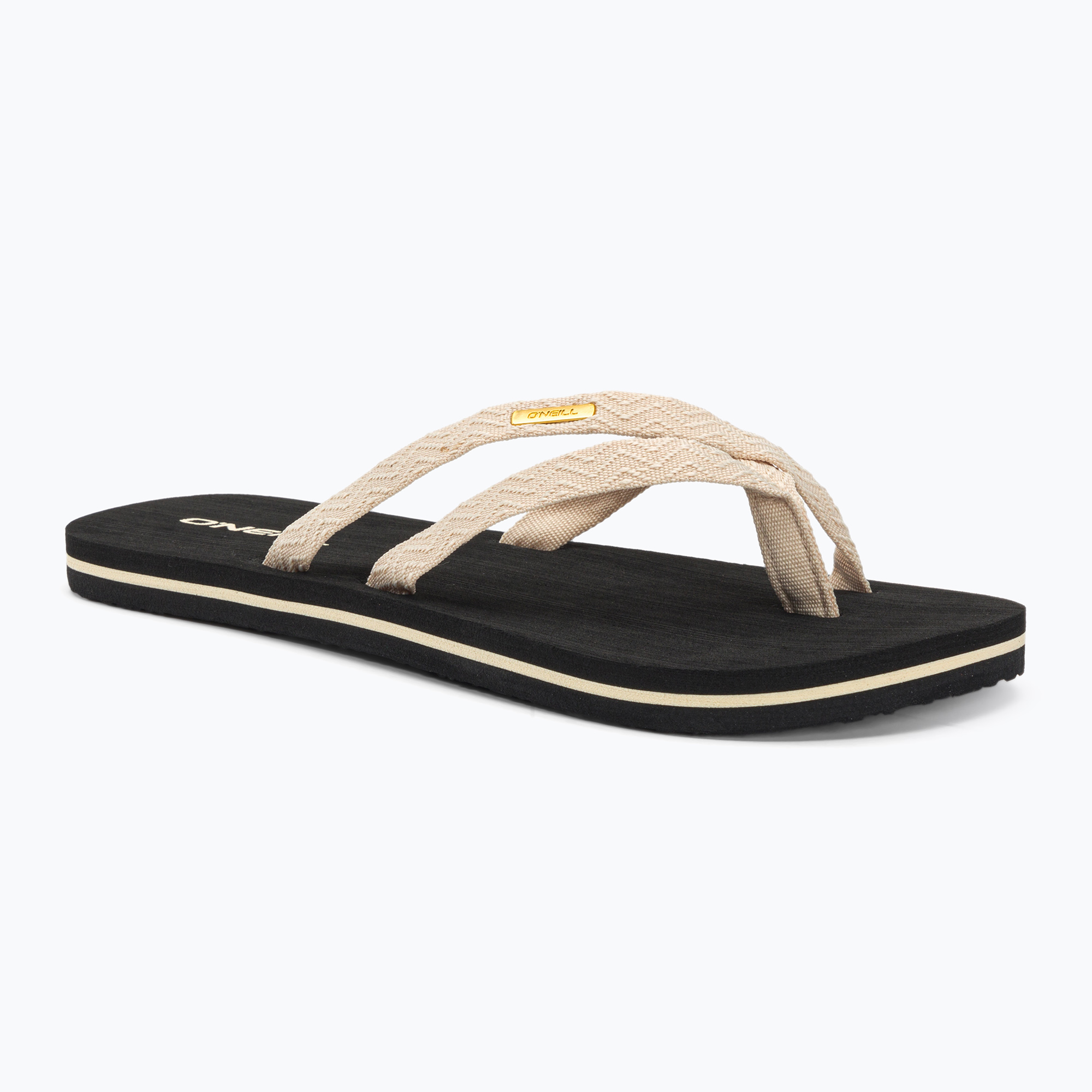 49%-kal olcsóbban.  Női O'Neill Ditsy Strap Bloom fehérített homok flip flopok. Méret: 39 EU