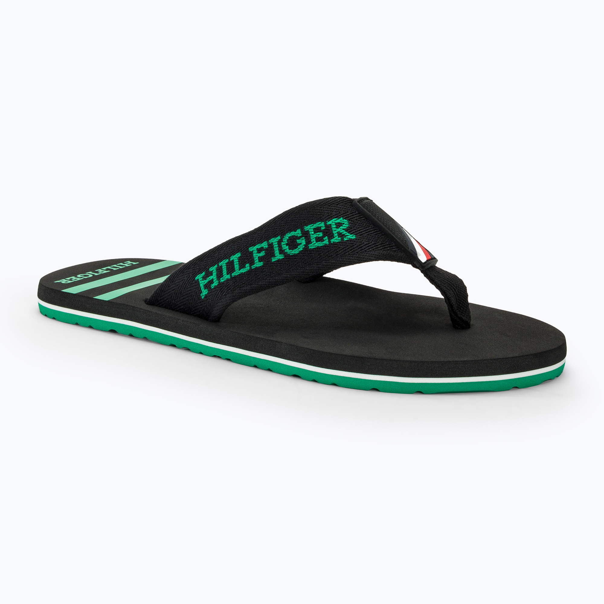 15%-kal olcsóbban.  Férfi Tommy Hilfiger Sporty Beach Sandal fekete szandál flip flopok