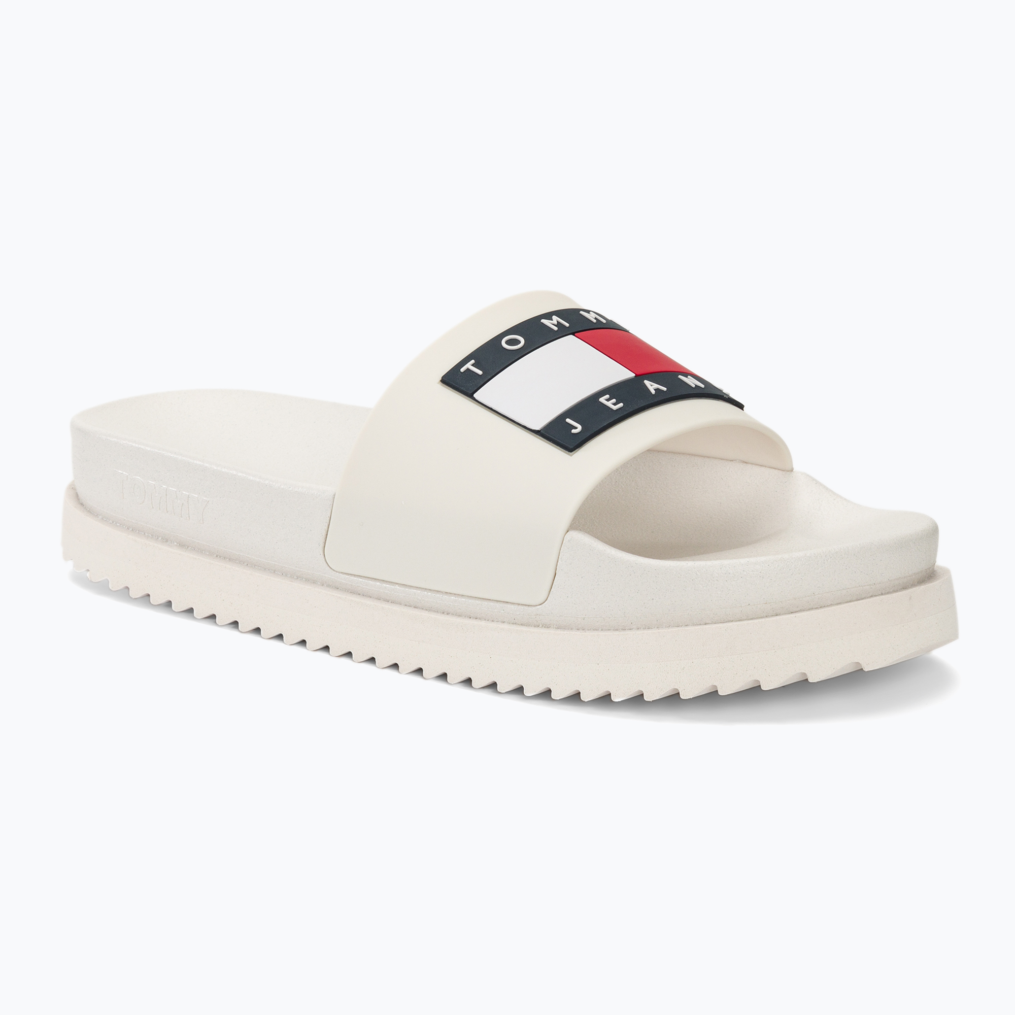 15%-kal olcsóbban.  Női papucs Tommy Jeans Elevated Flatform Slide ecru