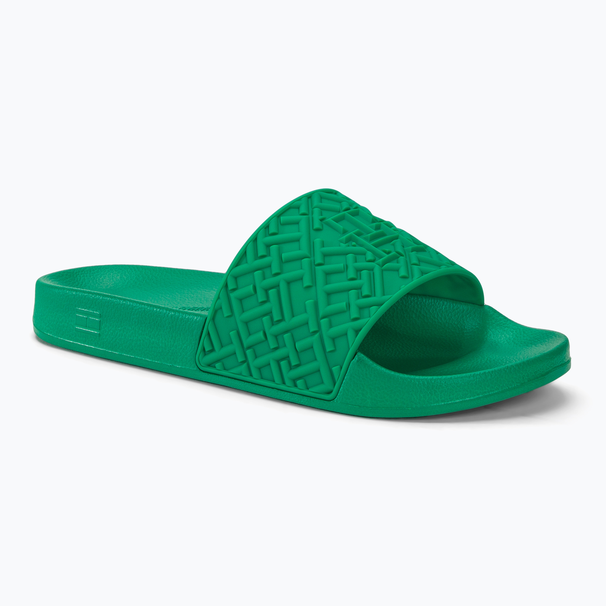 15%-kal olcsóbban.  Tommy Hilfiger női Monogram Pool Slide olimpiai zöld flip-flopok