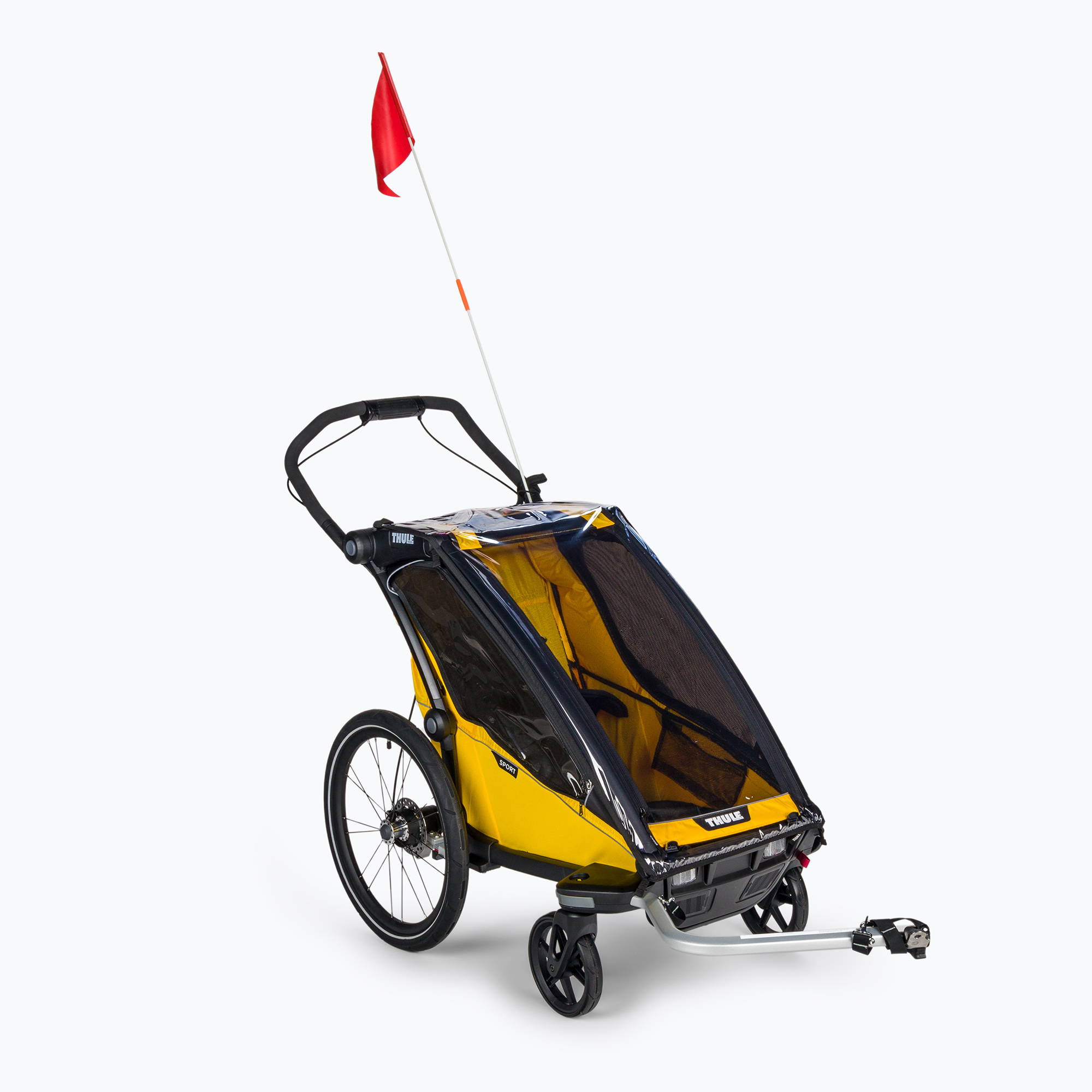 Thule Chariot Sport 1 együléses kerékpár utánfutó sárga 10201022. Méret: OS
