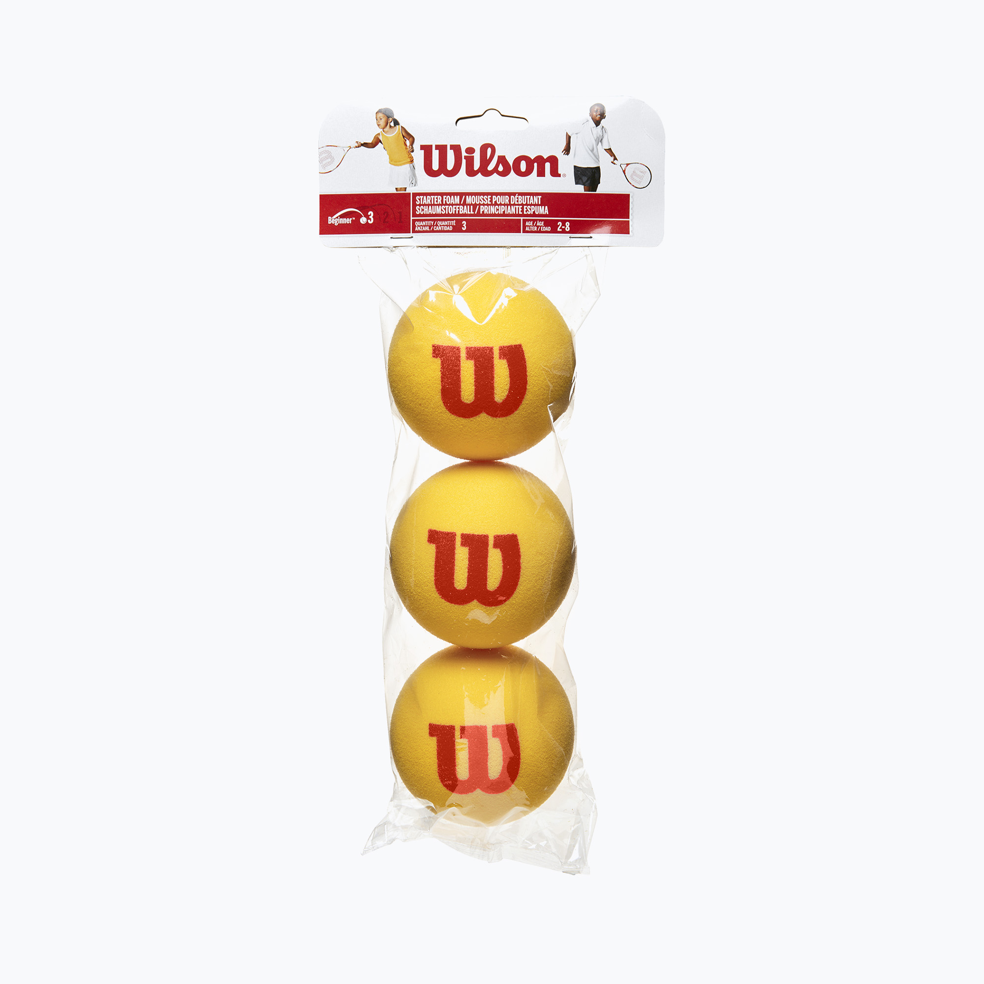 26%-kal olcsóbban.  Wilson Starter Tour Foam Tball gyermek teniszlabda szett 3 db sárga WRZ258900. Méret: OS